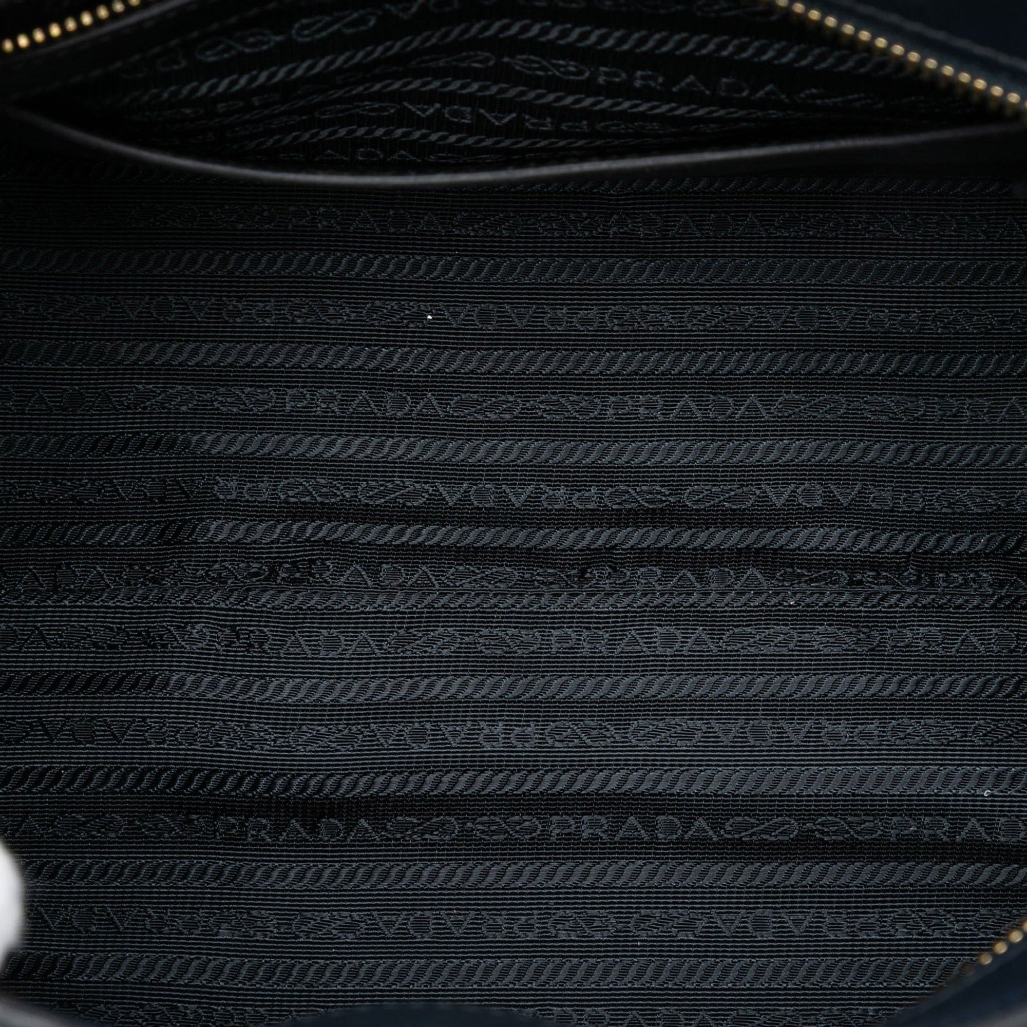 Prada Medium Saffiano Trimmed City Calf Greca Esplanade Satchel Size ONE SIZE - 4 Thumbnail