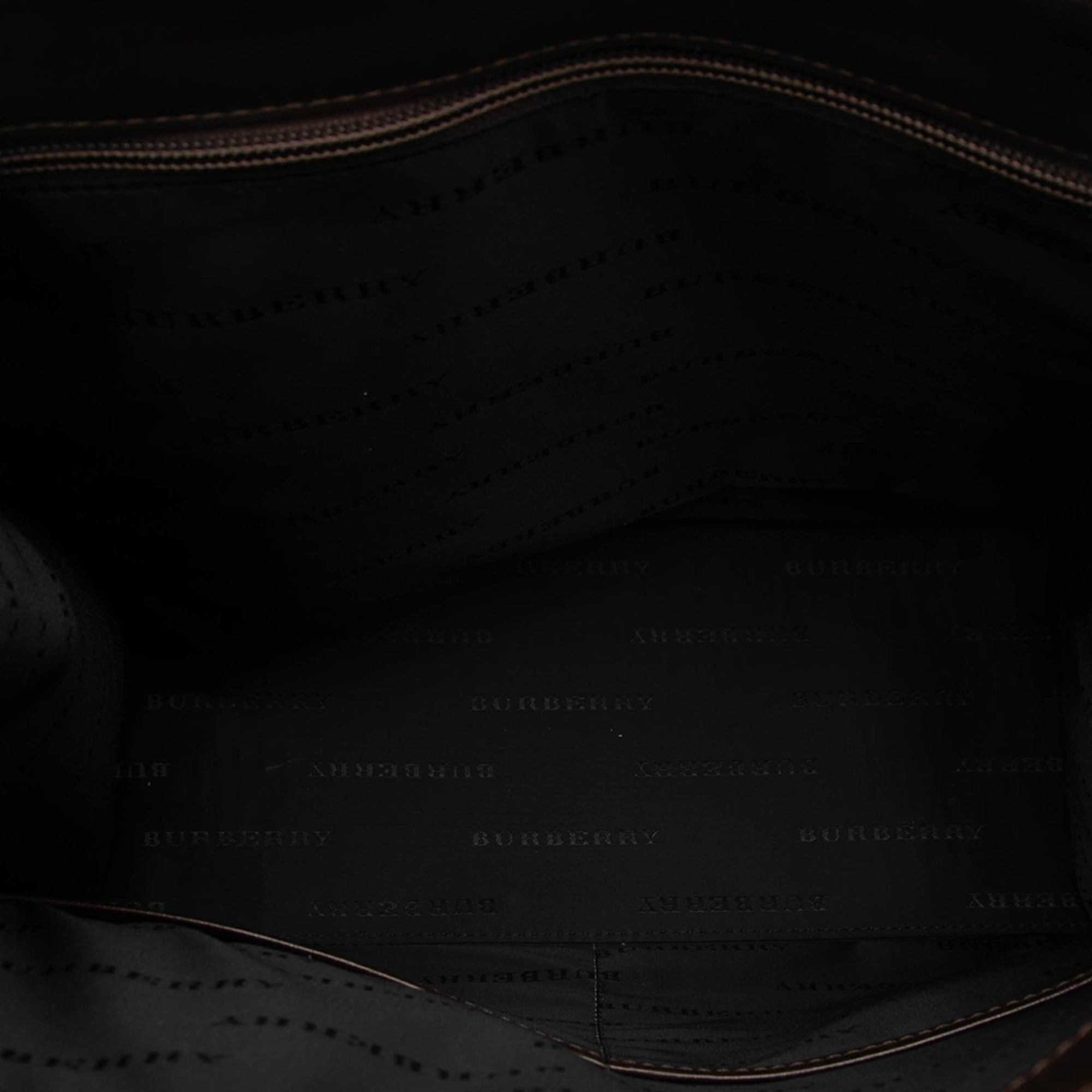 Burberry House Check Canvas Convertible Tote Size ONE SIZE - 4 Thumbnail