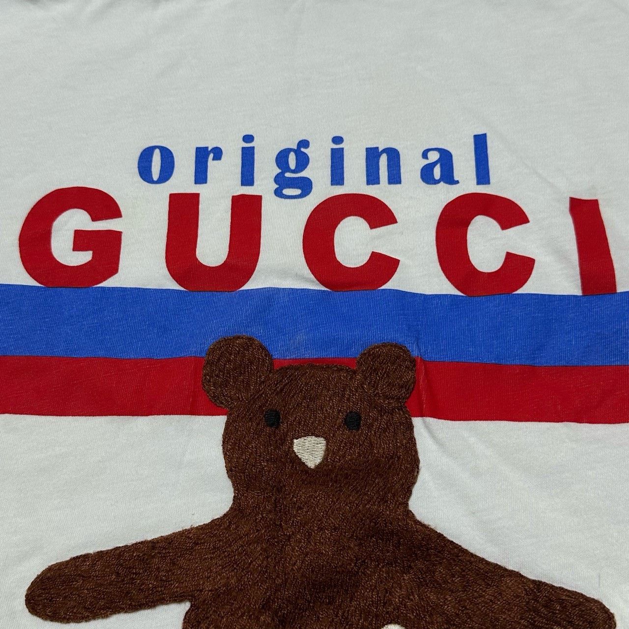 Gucci Gucci Knit Bear Pattern Short-Sleeve Size US L / EU 52-54 / 3 - 5 Thumbnail
