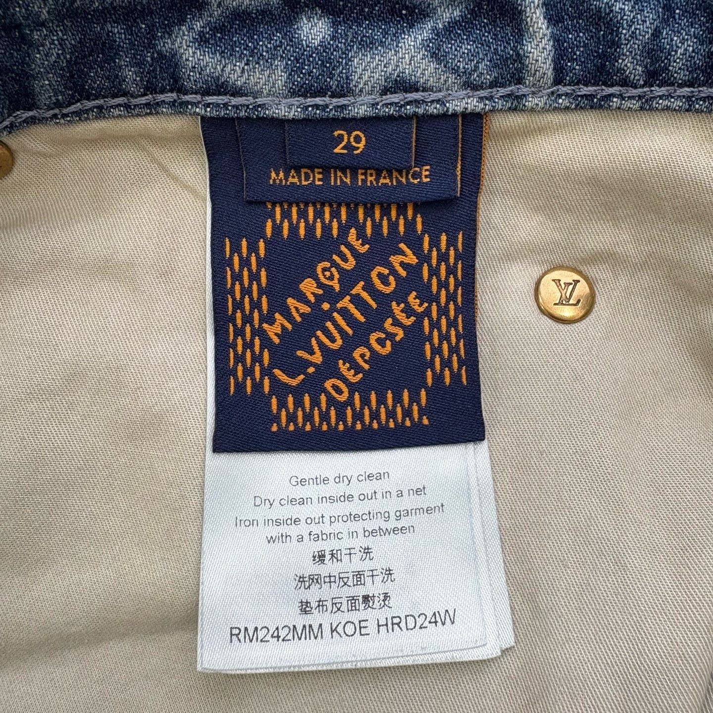 Louis Vuitton Louis Vuitton Monogram Denim Shorts Size 29" - 4 Thumbnail