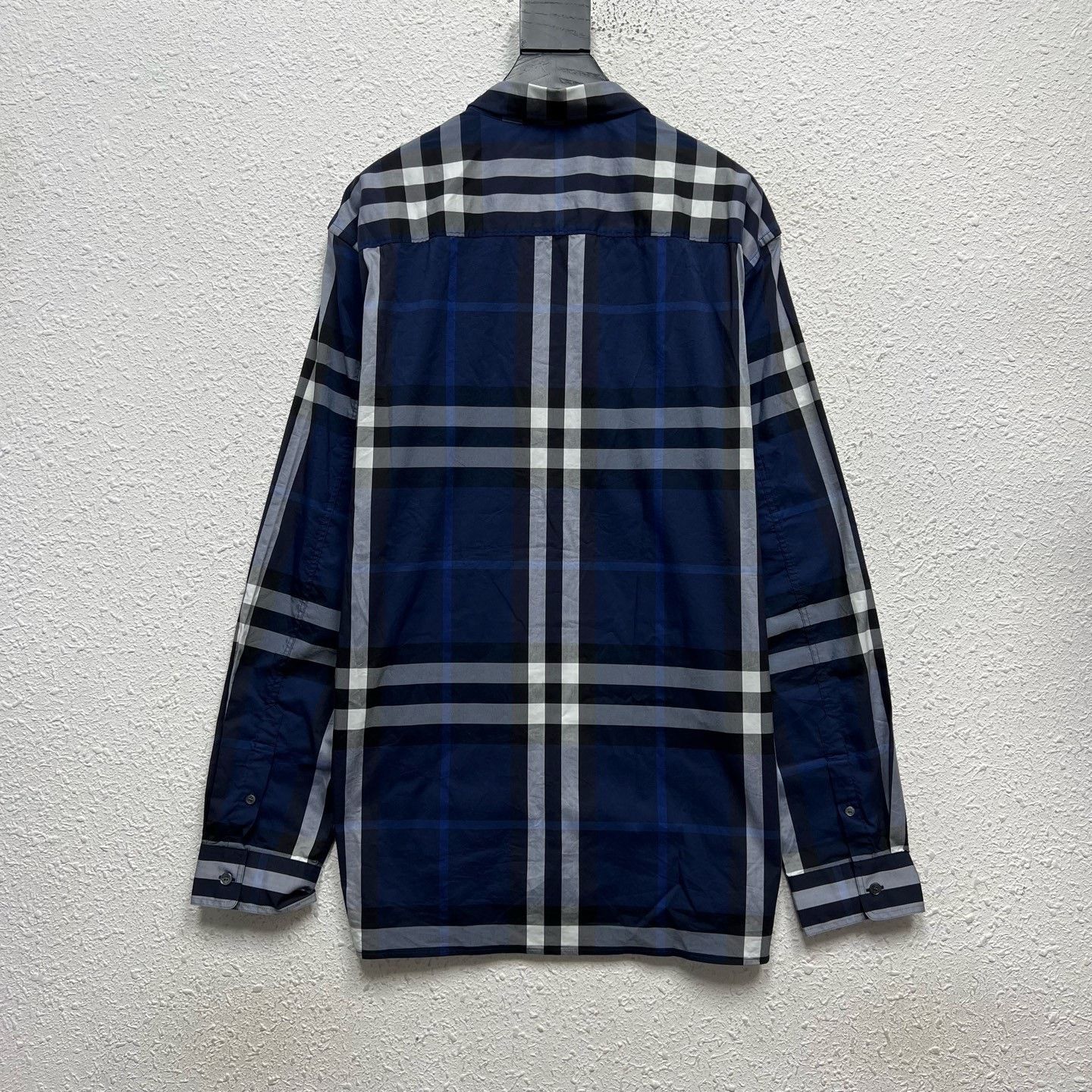 Burberry Burberry Blue Plaid Long-Sleeve Shirt Size US XXL / EU 58 / 5 - 2 Thumbnail