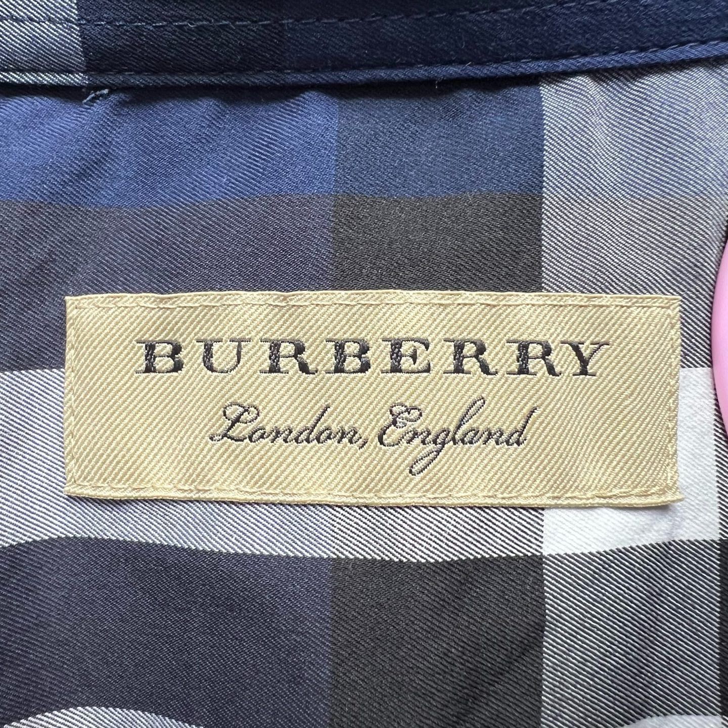 Burberry Burberry Blue Plaid Long-Sleeve Shirt Size US XXL / EU 58 / 5 - 3 Thumbnail