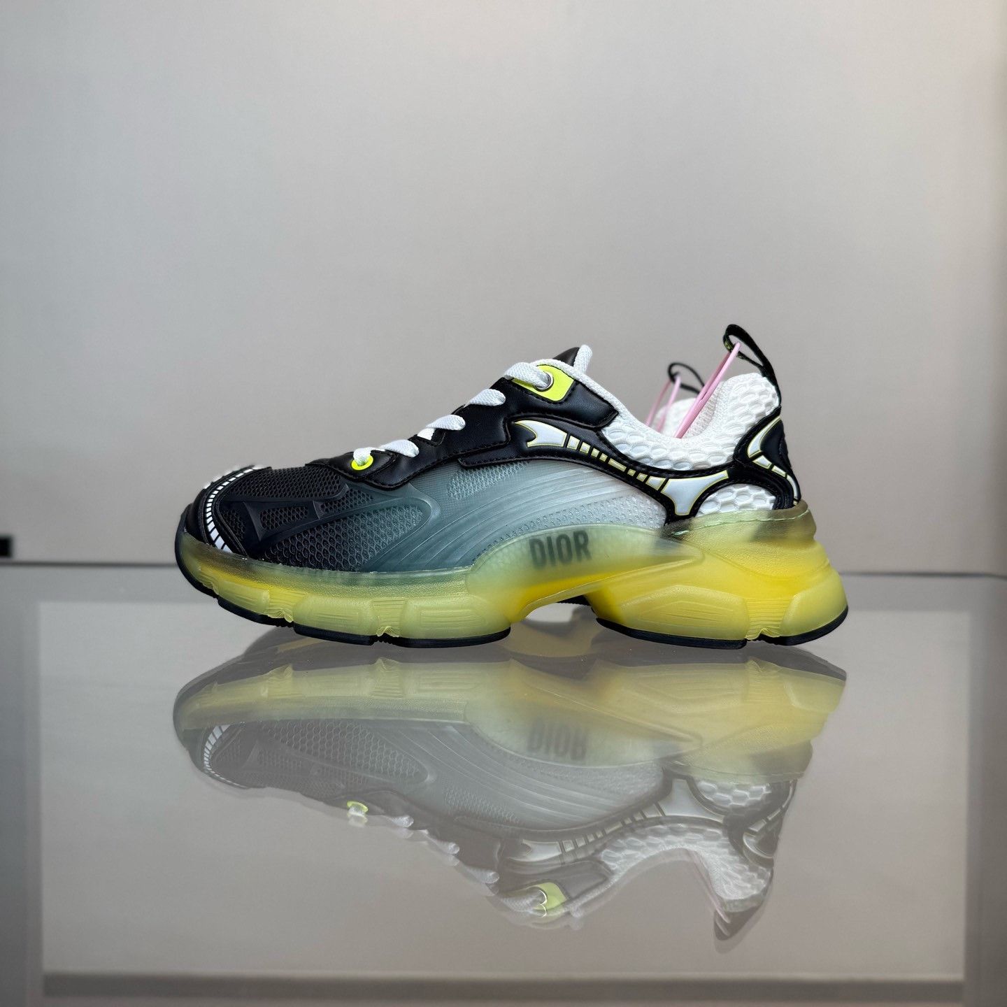 Dior Dior Vibe Black Green Gradient Sneakers Size US 6 / IT 36 - 5 Thumbnail