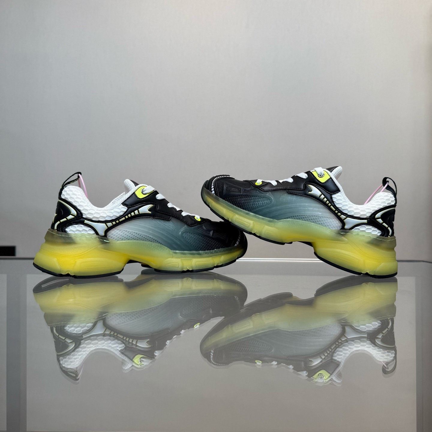 Dior Dior Vibe Black Green Gradient Sneakers Size US 6 / IT 36 - 6 Thumbnail