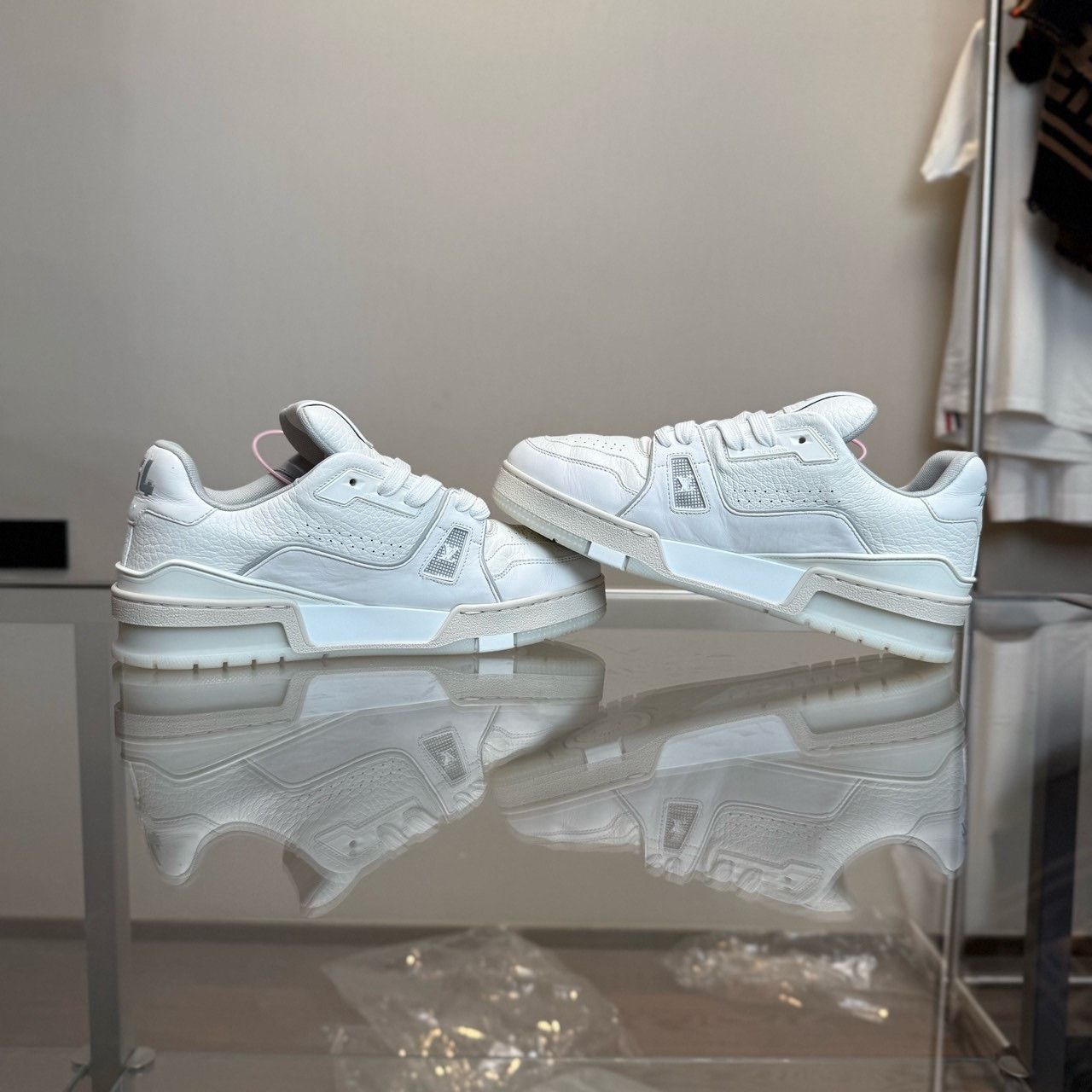 Louis Vuitton Louis Vuitton Trainer White Cement Size US 6.5 / IT 36.5 - 5 Thumbnail