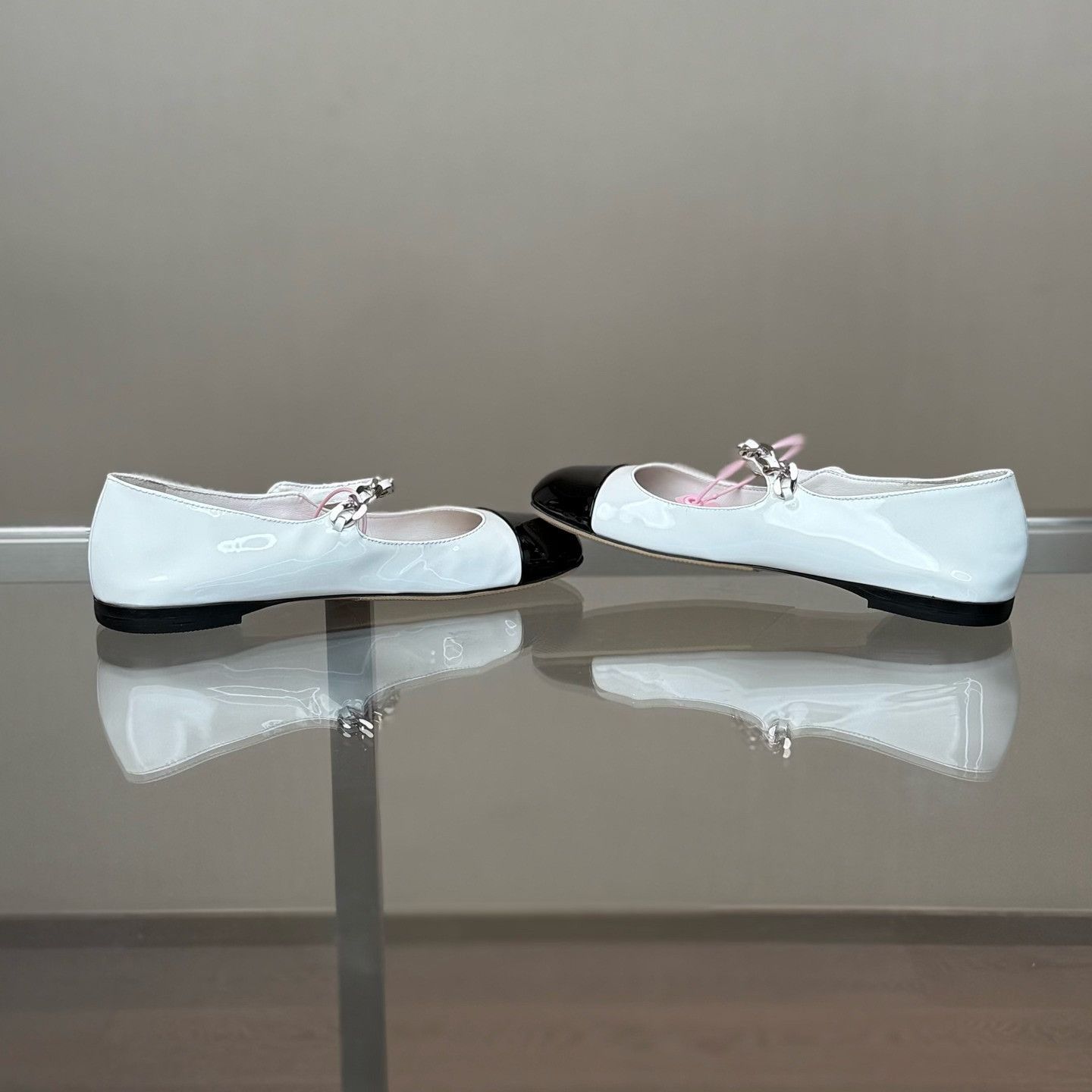 Miu Miu MIU MIU Chain Pearl Mary Jane Shoes Size US 5 / IT 35 - 6 Thumbnail