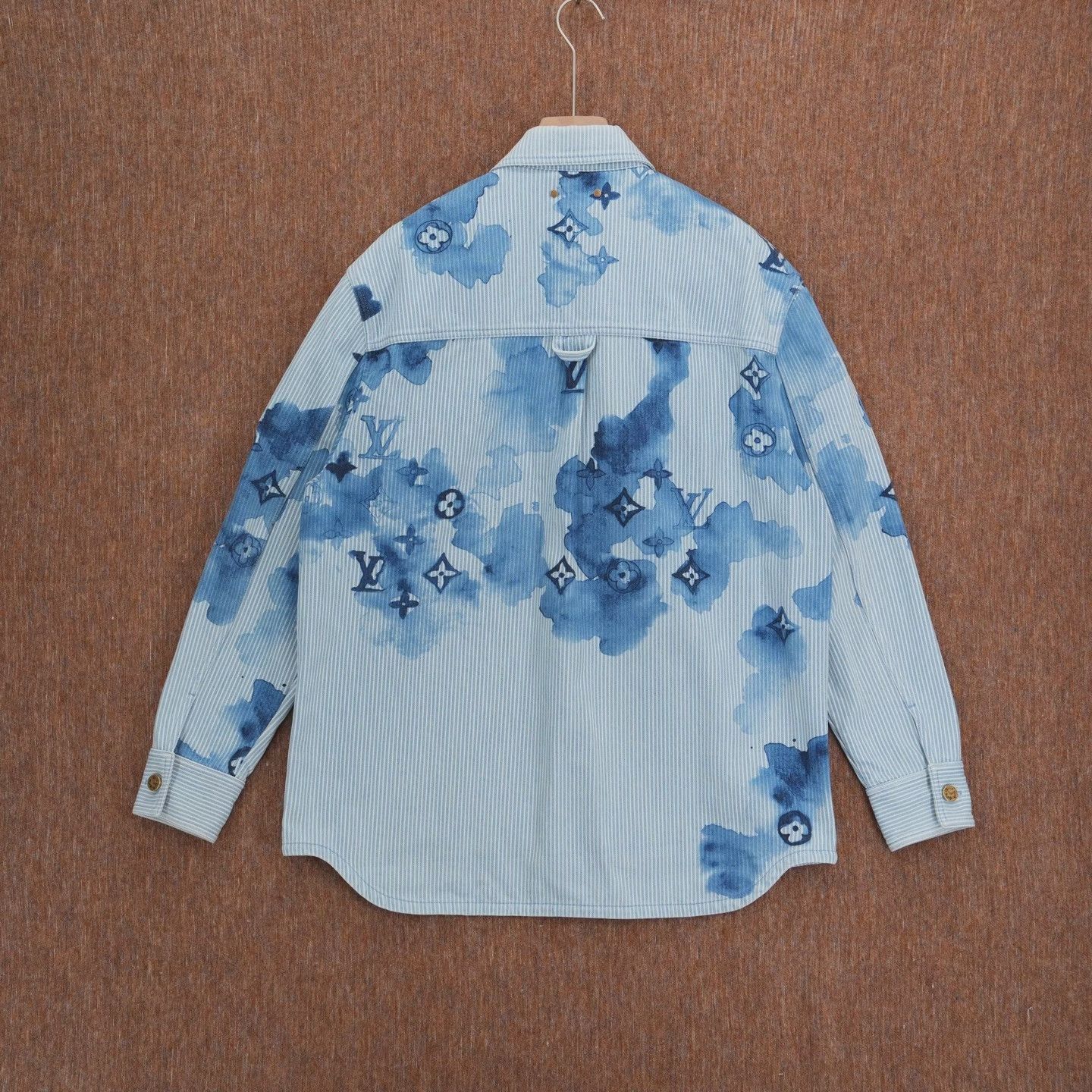 Louis Vuitton Louis Vuitton Ink Wash Denim Shirt Jacket Size US L / EU 52-54 / 3 - 2 Thumbnail