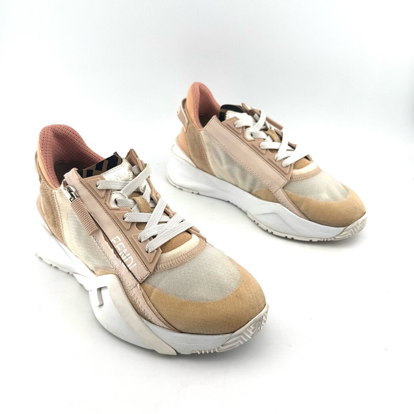 Fendi Fendi Flow Low-Top Casual Sneakers Size US 5 / IT 35 - 2 Thumbnail