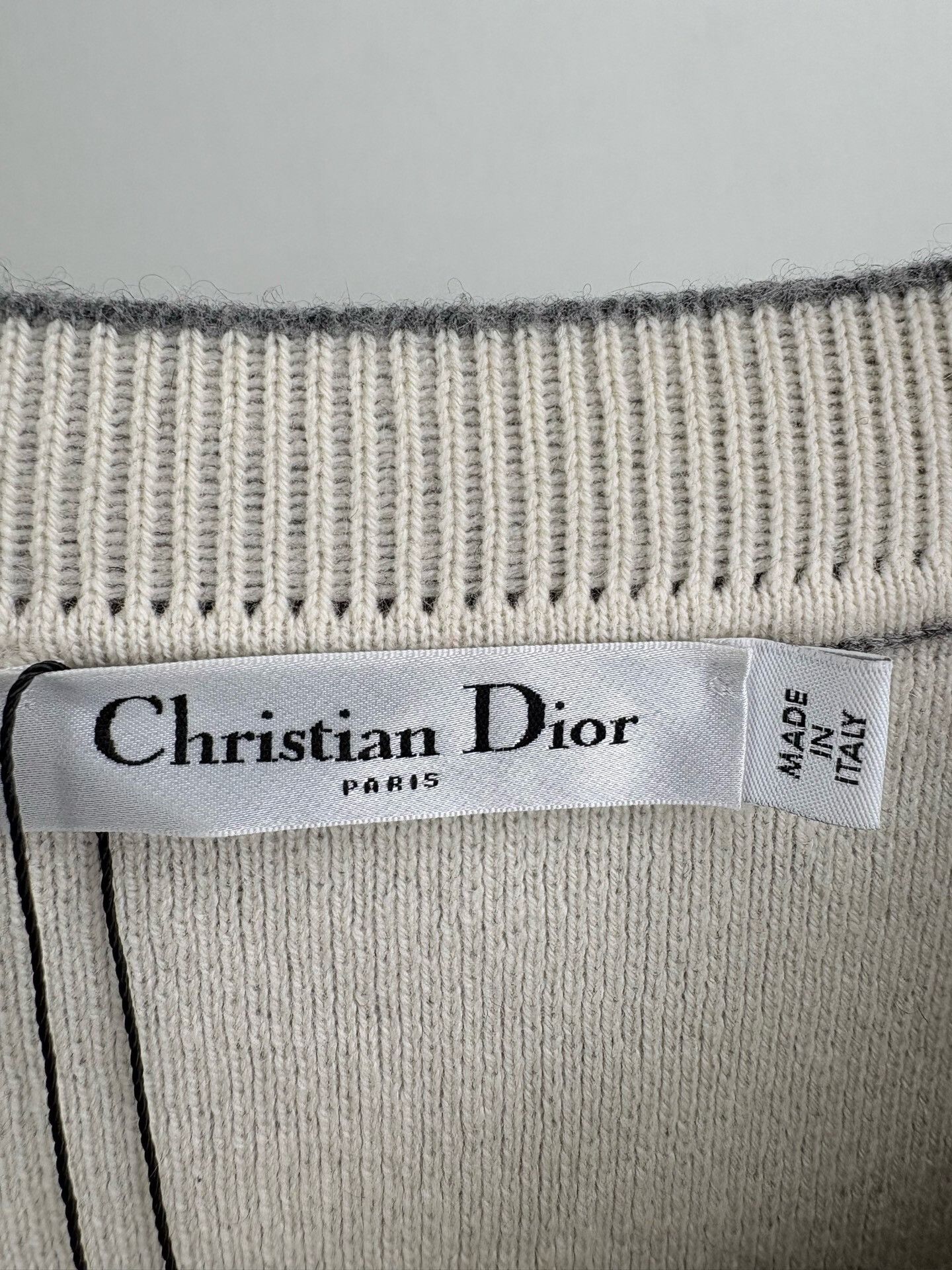 Dior Dior Back Logo Cashmere Knit Sweater Size S / US 4 / IT 40 - 4 Thumbnail
