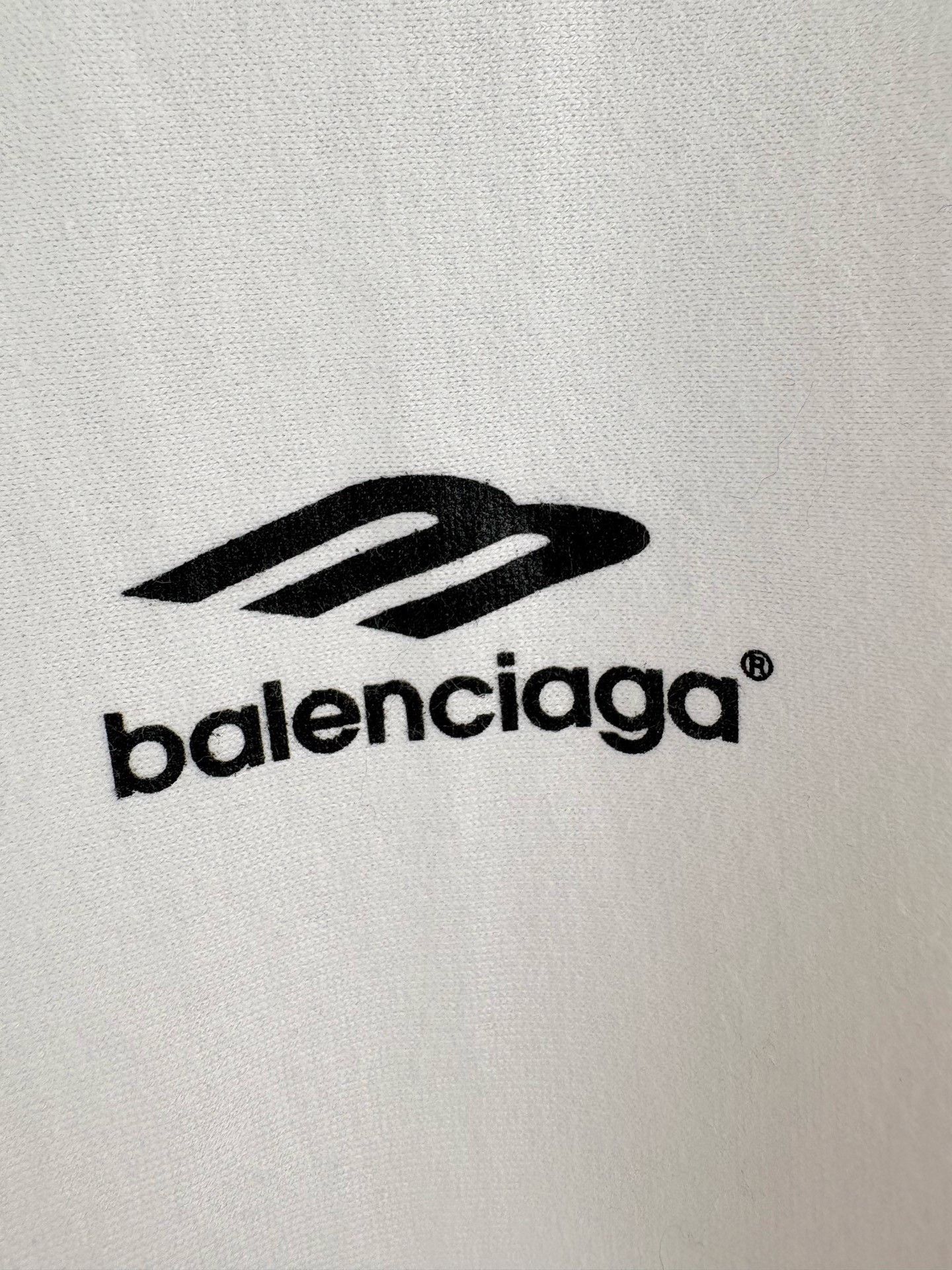 Balenciaga Balenciaga White Letter Double Hook Print Tee Size M / US 6-8 / IT 42-44 - 3 Thumbnail