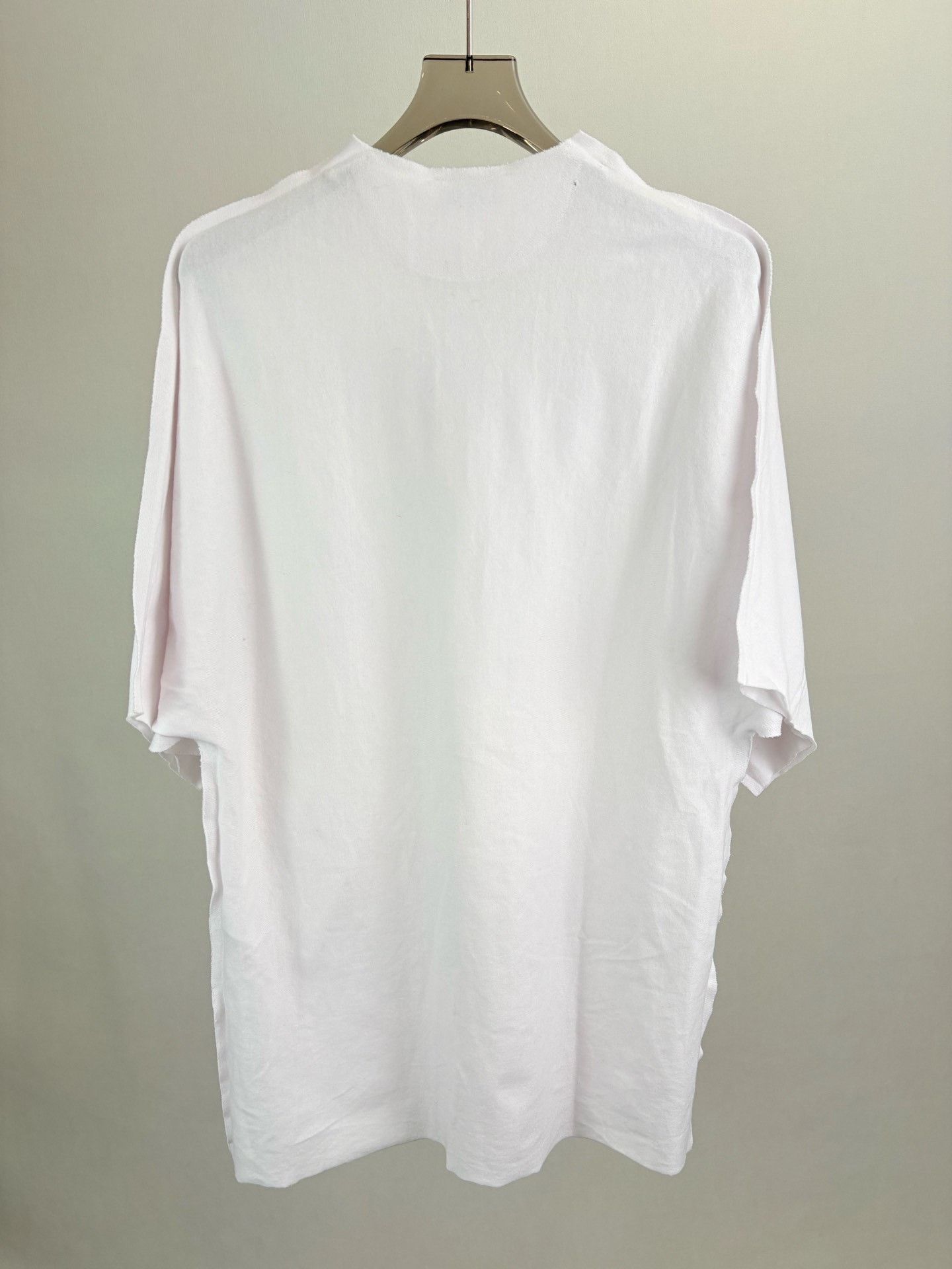 Balenciaga Balenciaga White Letter Double Hook Print Tee Size M / US 6-8 / IT 42-44 - 2 Thumbnail