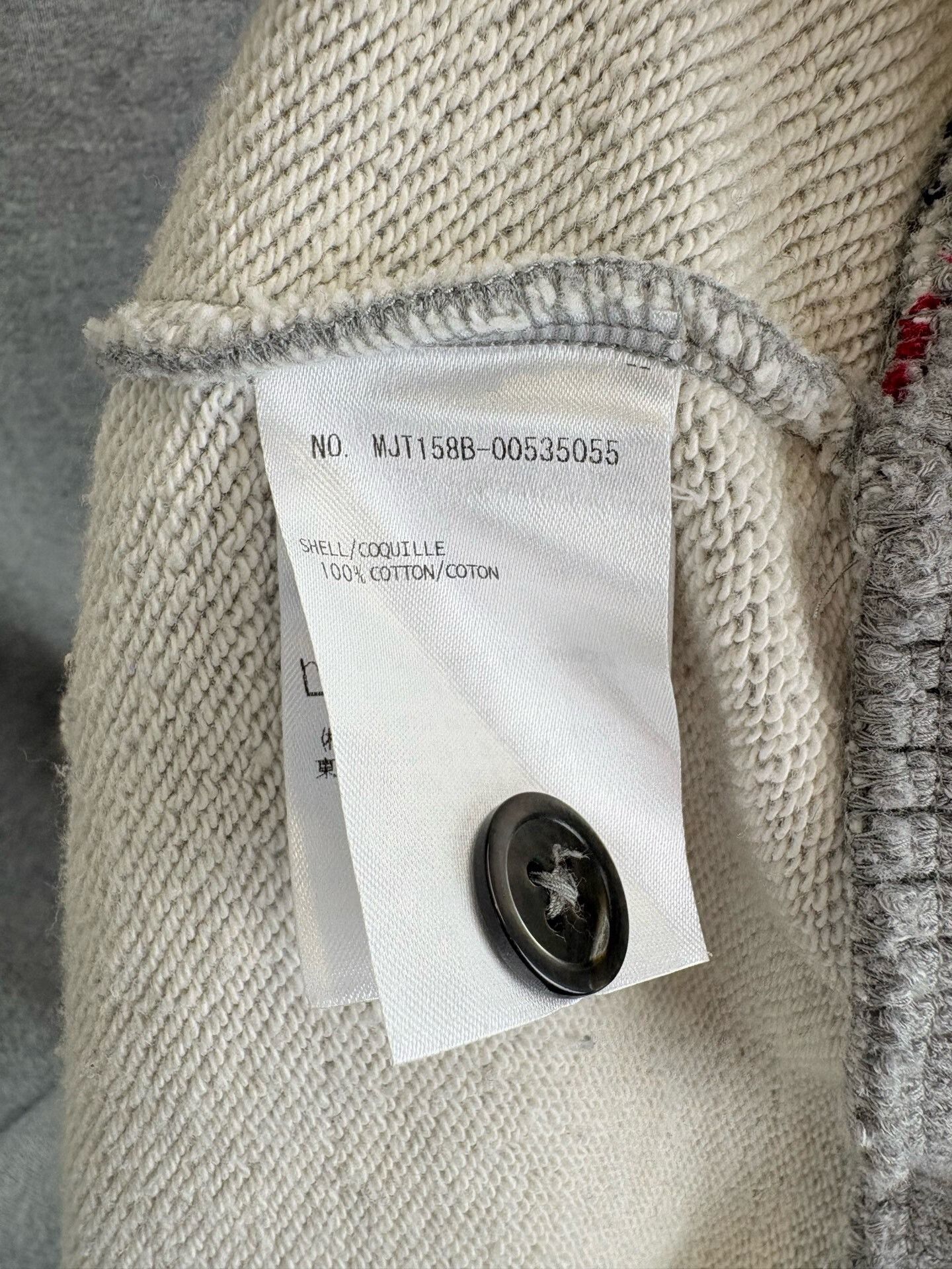Thom Browne THOM BROWNE TB Back Stripe Long-Sleeve Sweatshirt Size US L / EU 52-54 / 3 - 5 Thumbnail