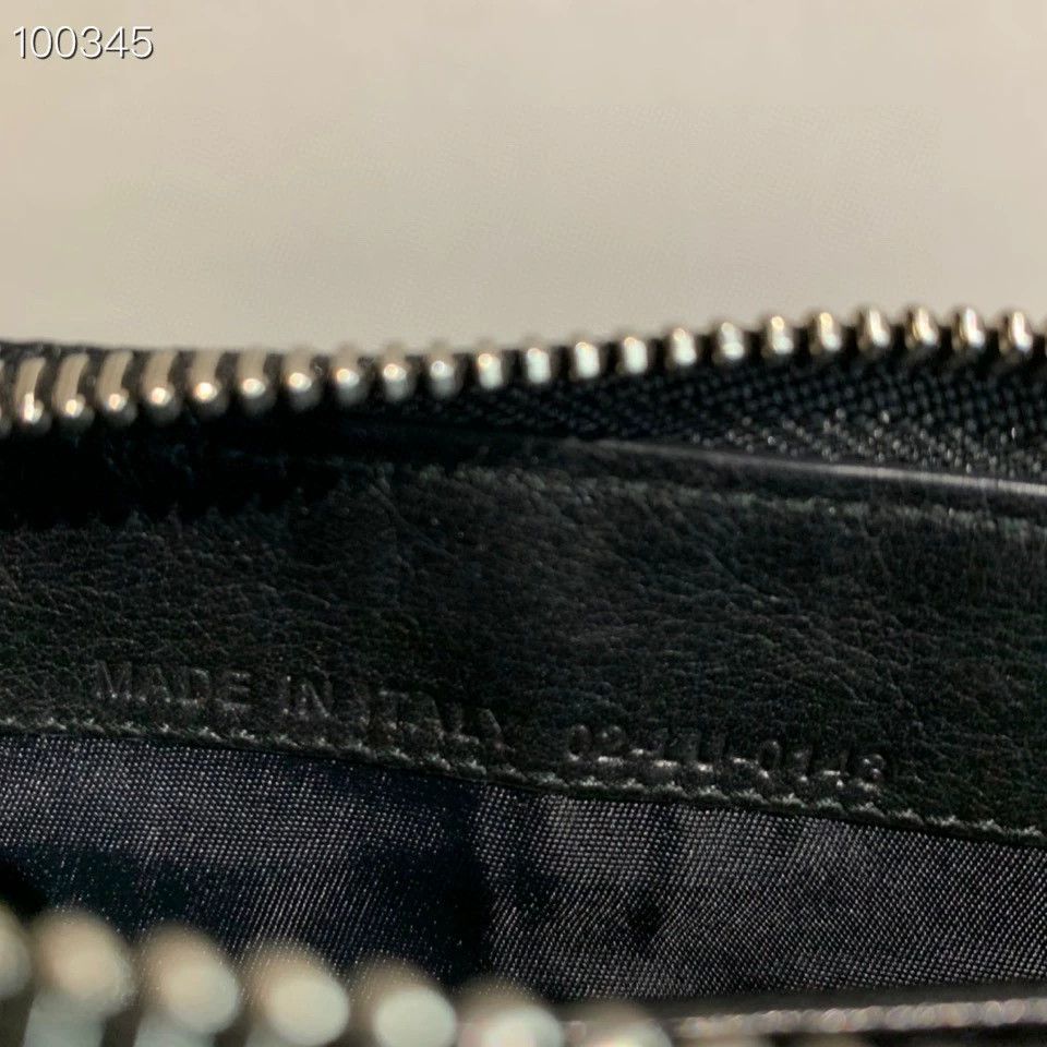 Dior Dior Patent Leather Black Gold Wallet Size ONE SIZE - 7 Thumbnail