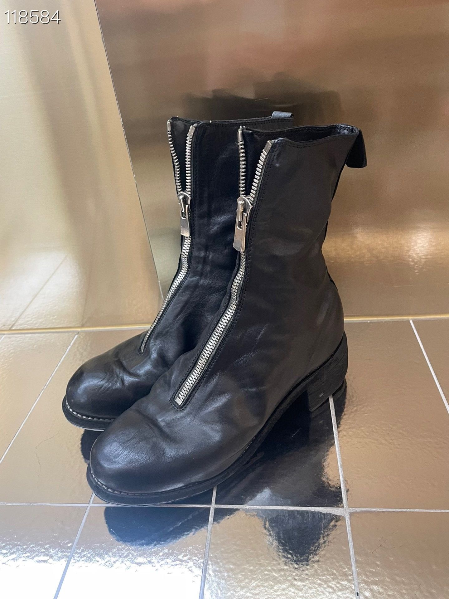 Guidi Guidi 078378 D050 PL2 Black Size US 7.5 / IT 37.5 - 2 Thumbnail