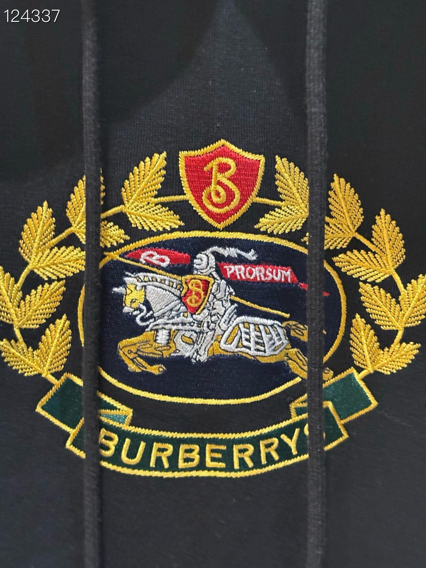 Burberry Burberry Knight Embroidered Hoodie Size US L / EU 52-54 / 3 - 4 Thumbnail