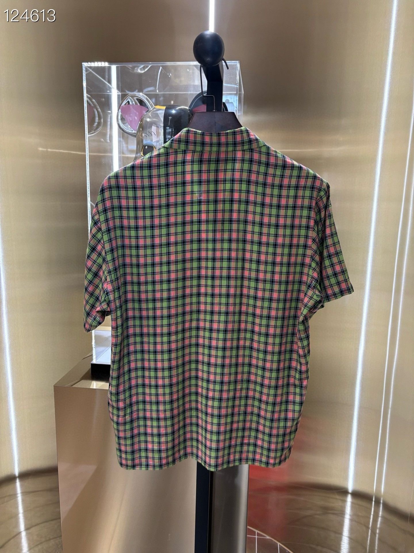 Gucci Gucci Plaid Shirt Chest Embroidery Unisex Size US S / EU 44-46 / 1 - 2 Thumbnail