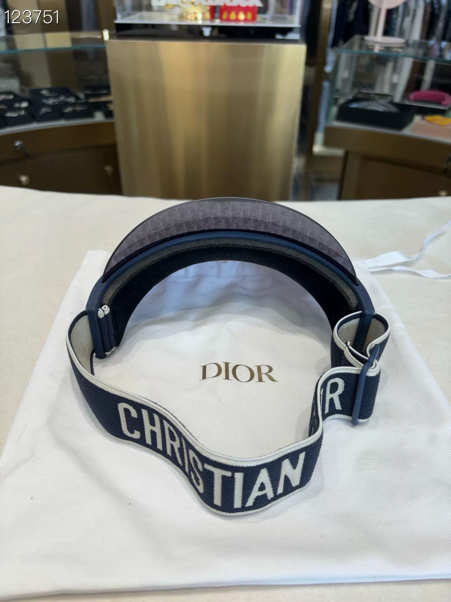 Dior Dior Logo Visor Hat Size ONE SIZE - 4 Thumbnail