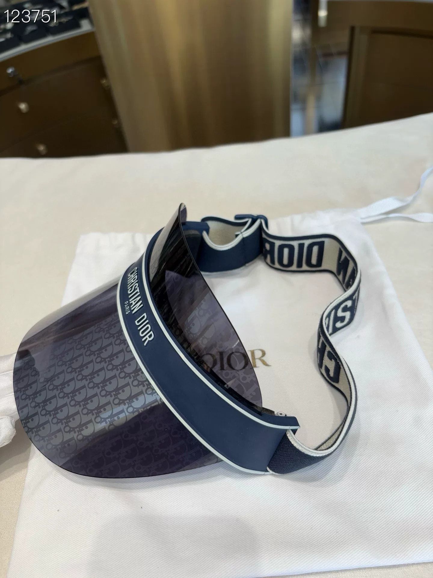 Dior Dior Logo Visor Hat Size ONE SIZE - 2 Thumbnail