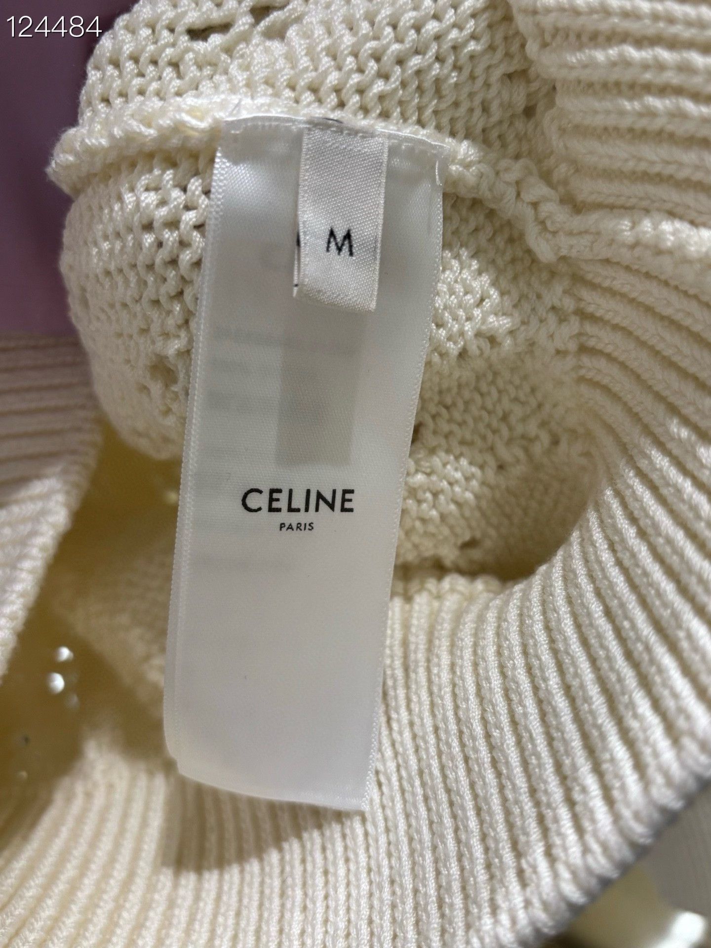 Celine Celine Eyelet Peter Pan Collar Cardigan Size M / US 6-8 / IT 42-44 - 3 Thumbnail