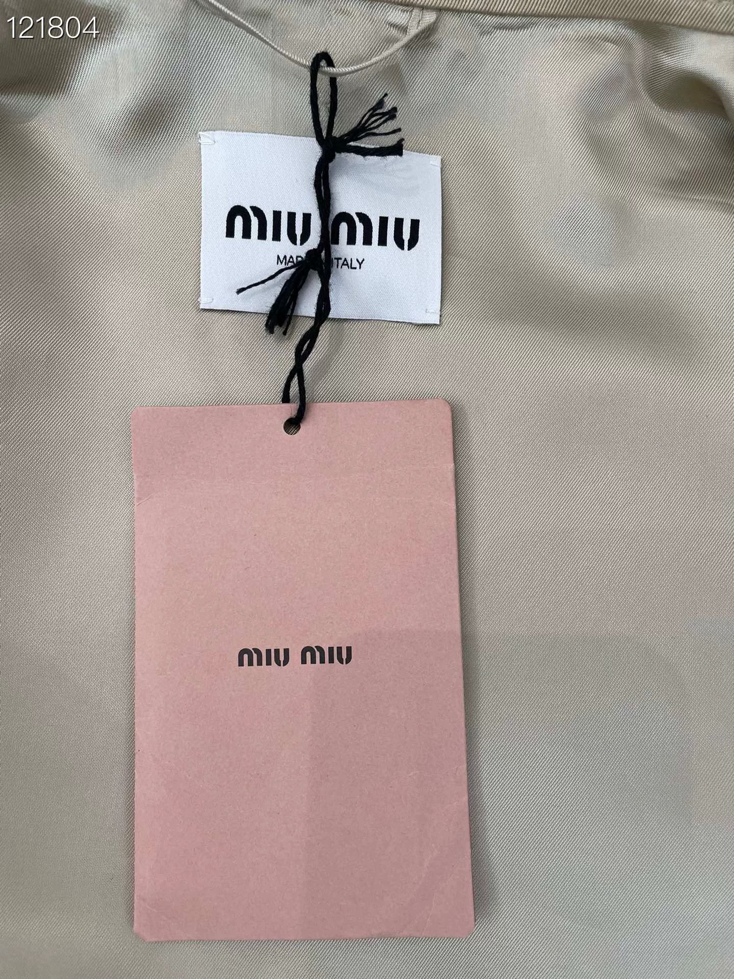 Miu Miu Miu Miu Women's Zip Stand Collar Jacket Size S / US 4 / IT 40 - 4 Thumbnail