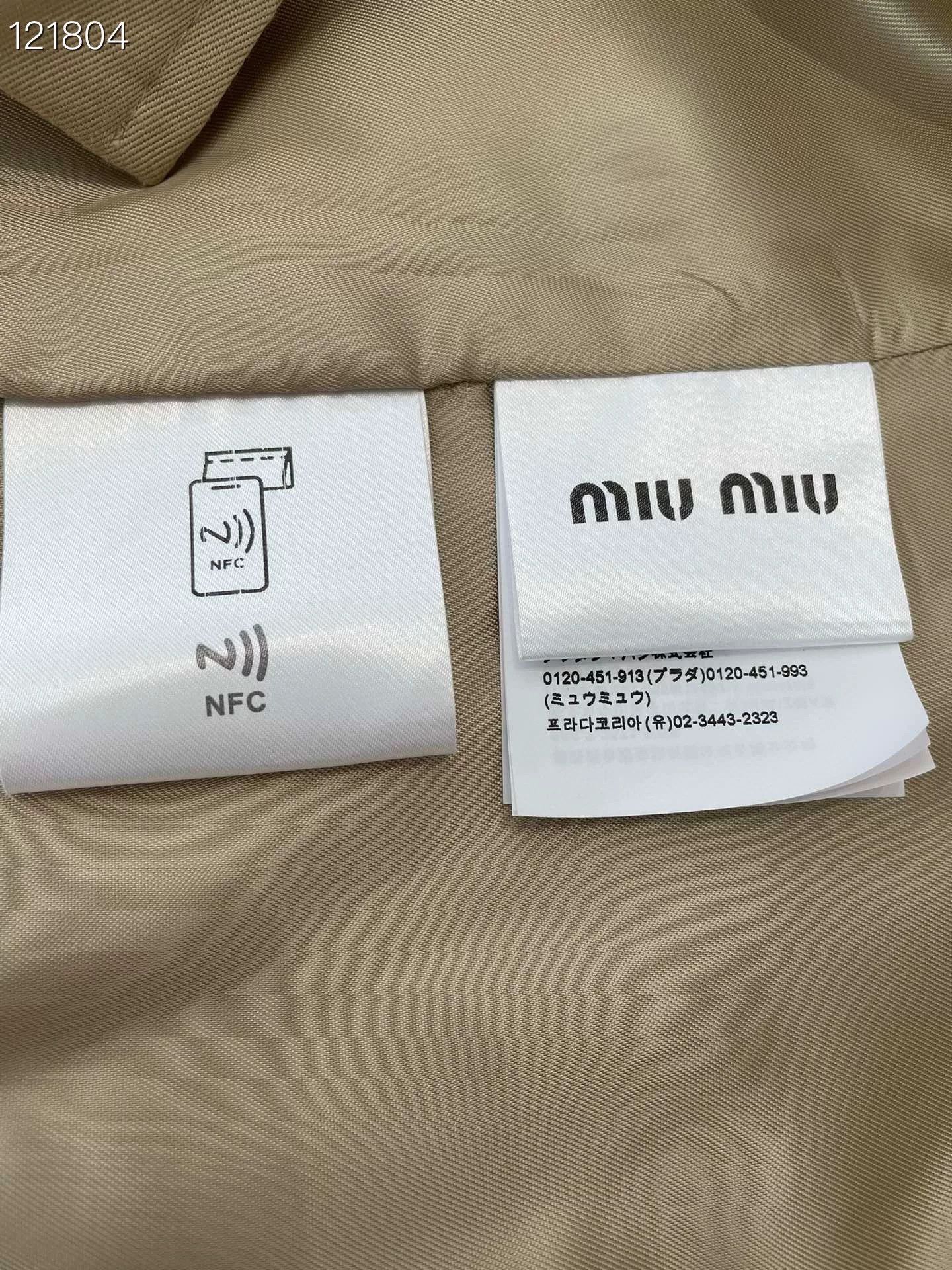 Miu Miu Miu Miu Women's Zip Stand Collar Jacket Size S / US 4 / IT 40 - 3 Thumbnail