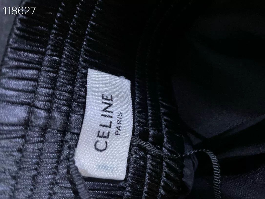 Celine Celine 2022 Black Silk Shorts Size 38" / US 16 / IT 52 - 3 Thumbnail