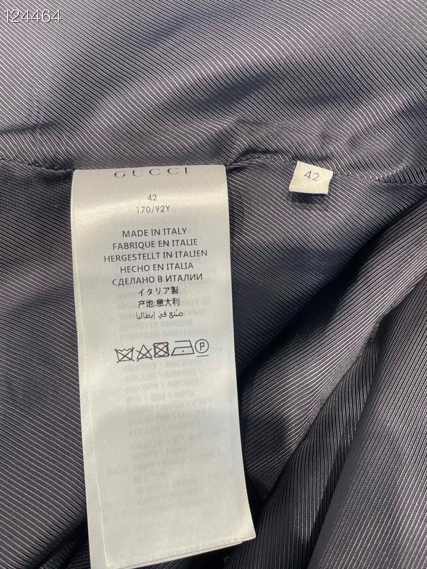 Gucci Gucci Blue Double-Breasted Gold Button Coat Size US XS / EU 42 / 0 - 4 Thumbnail