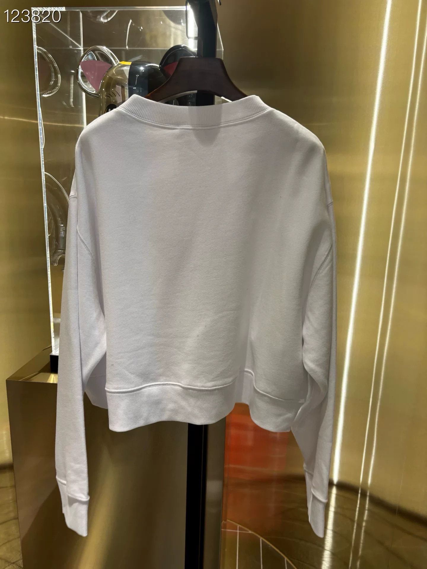Miu Miu Miu Miu Cloud Logo Cropped Sweatshirt Size S / US 4 / IT 40 - 2 Thumbnail