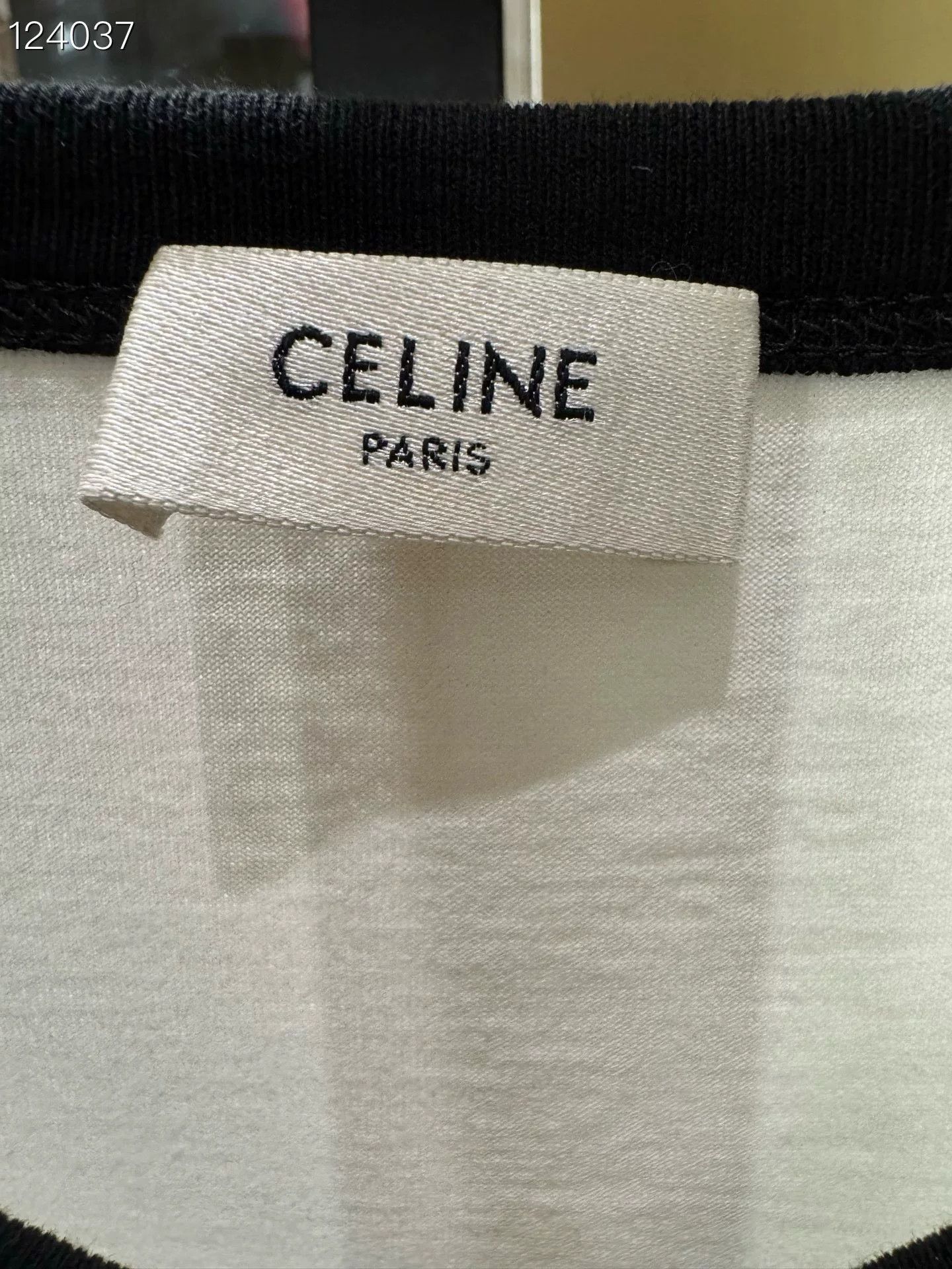 Celine Celine Short-Sleeve Logo T-Shirt Size L / US 10 / IT 46 - 3 Thumbnail