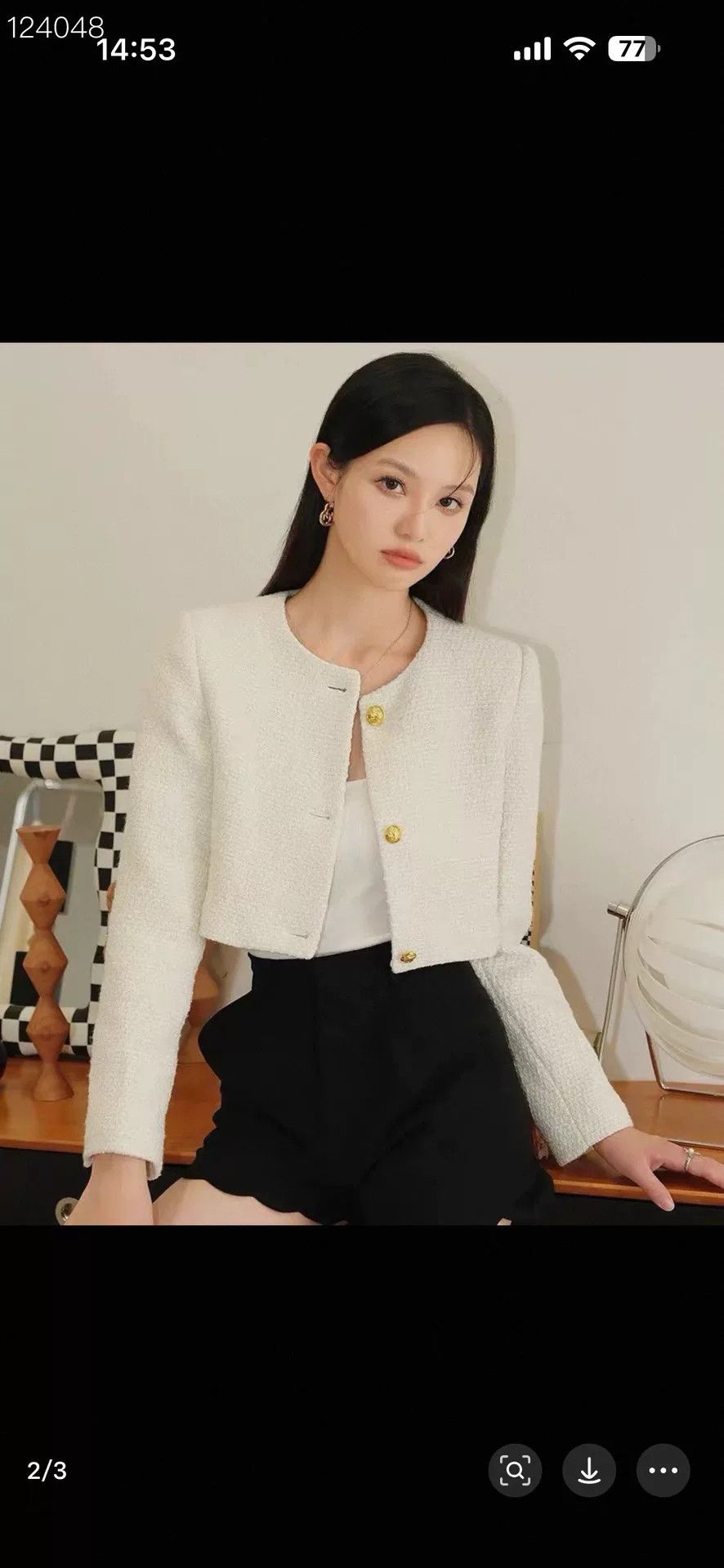 Celine Celine Tweed Triomphe Hunting Jacket Size XXS / US 00 / IT 34 - 6 Thumbnail