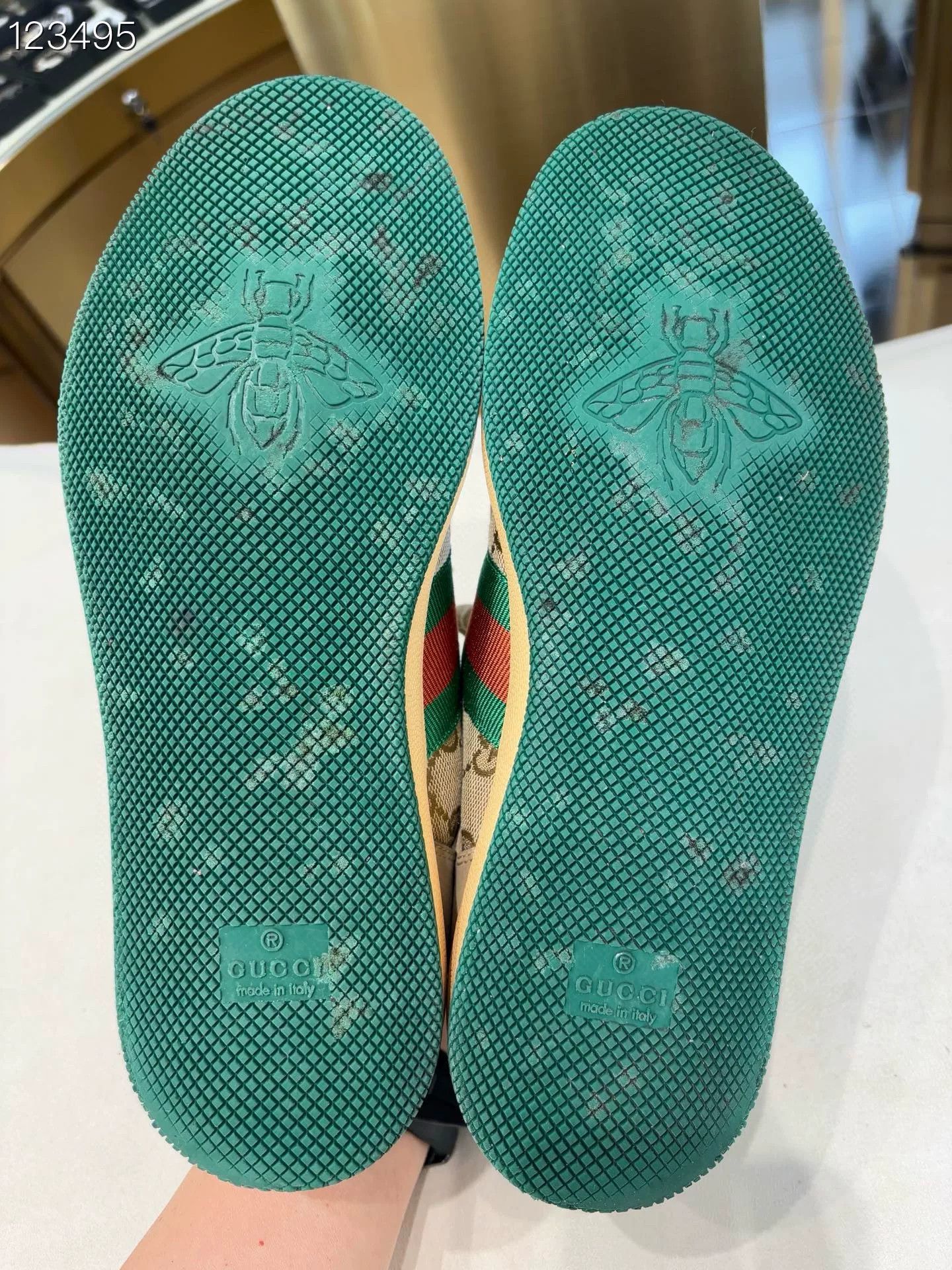 Gucci Gucci GG Casual Lace-Up Distressed Shoes Size US 7.5 / IT 37.5 - 6 Thumbnail