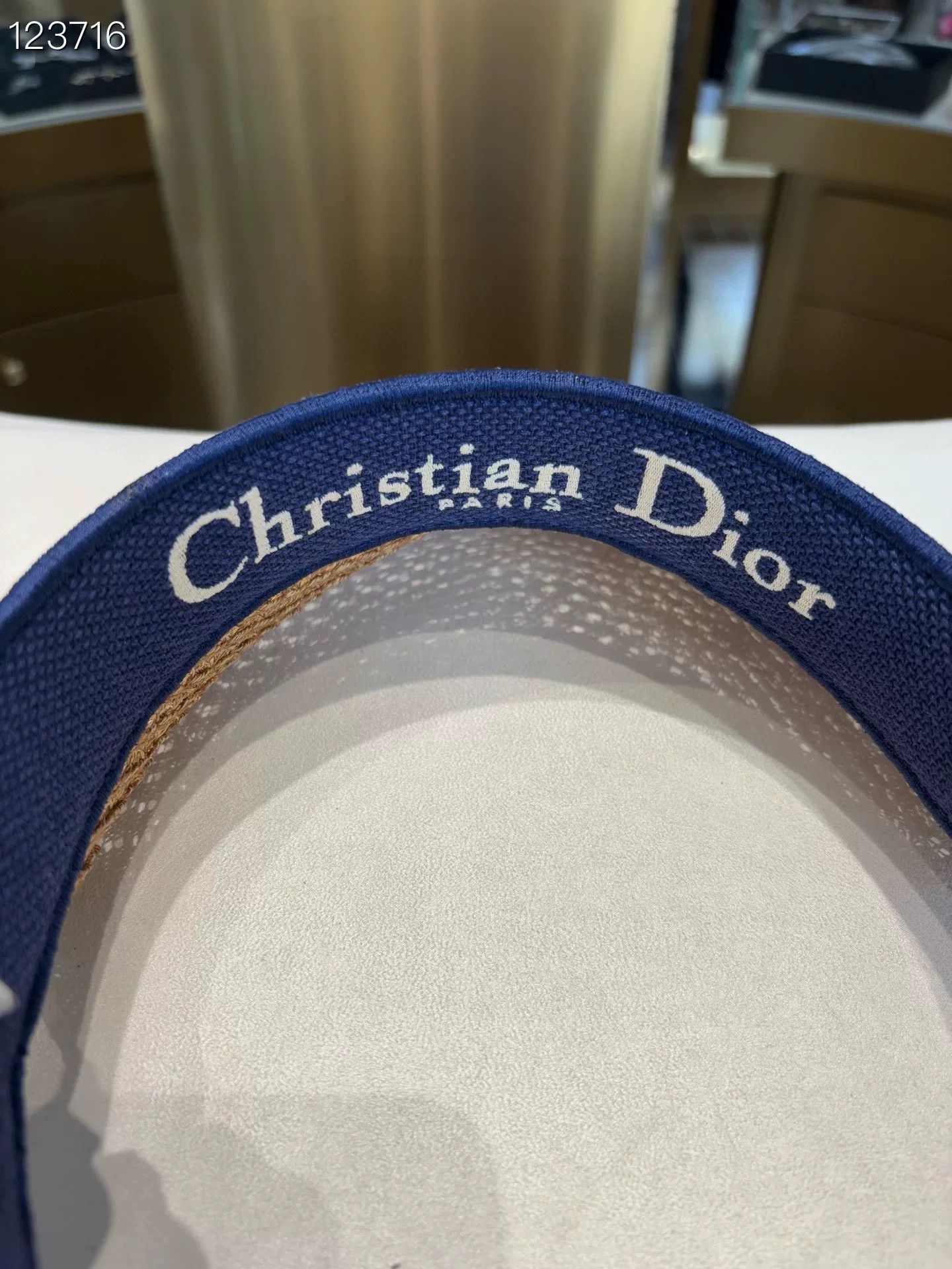 Dior Dior UV Protection Woven Visor Hat Size ONE SIZE - 4 Thumbnail