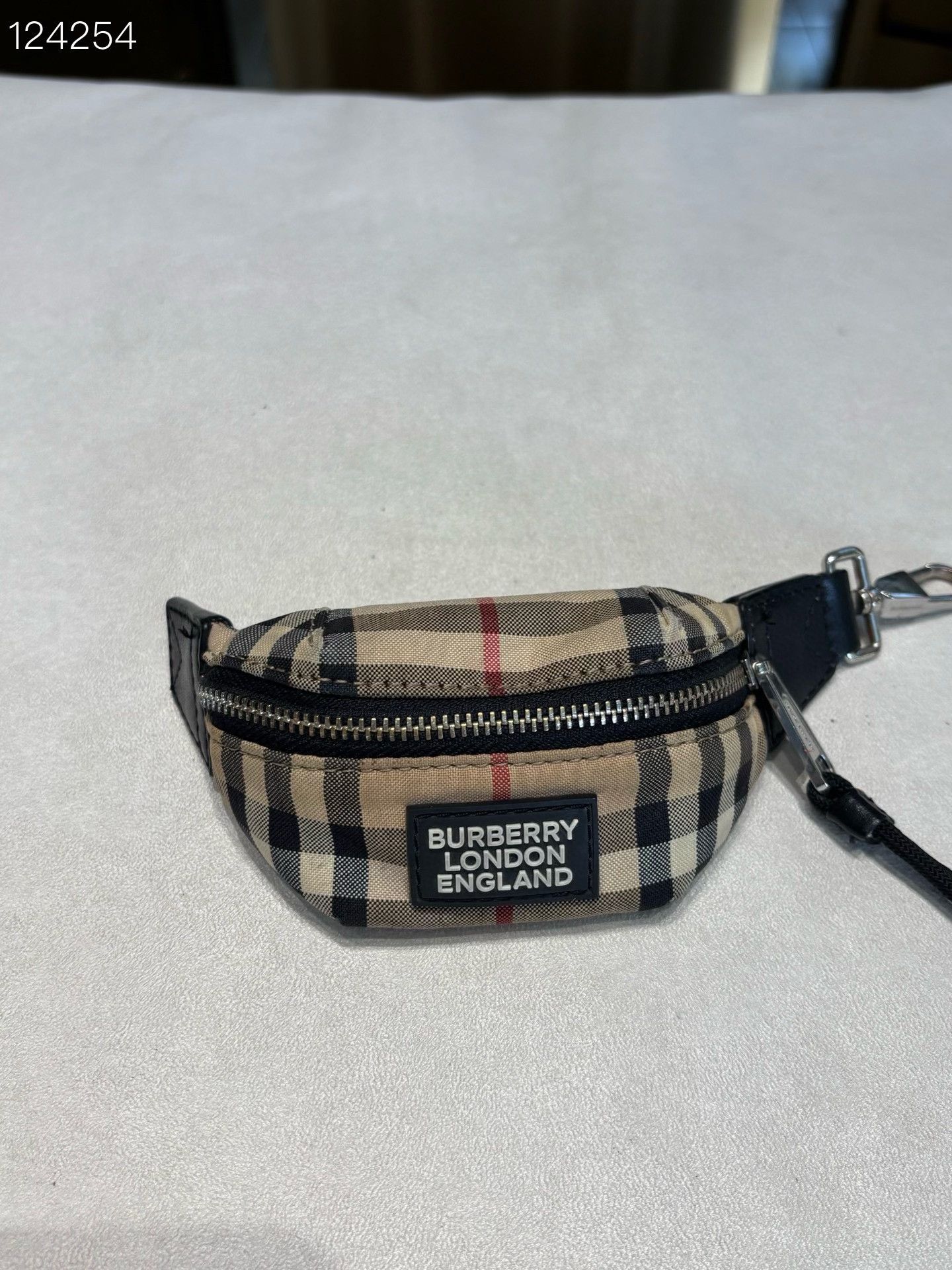 Burberry Burberry Mini Sonny Check Wallet Pouch Size ONE SIZE - 2 Thumbnail