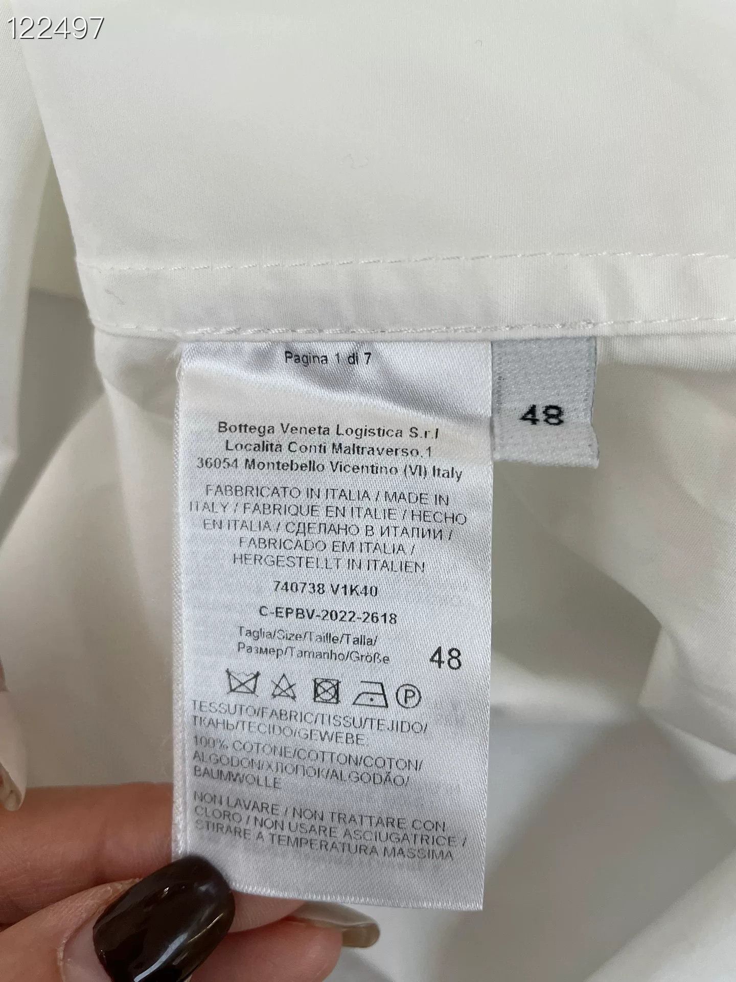 BV By Bodega Bv 080959 H66 Classic White Shirt Size US M / EU 48-50 / 2 - 4 Thumbnail