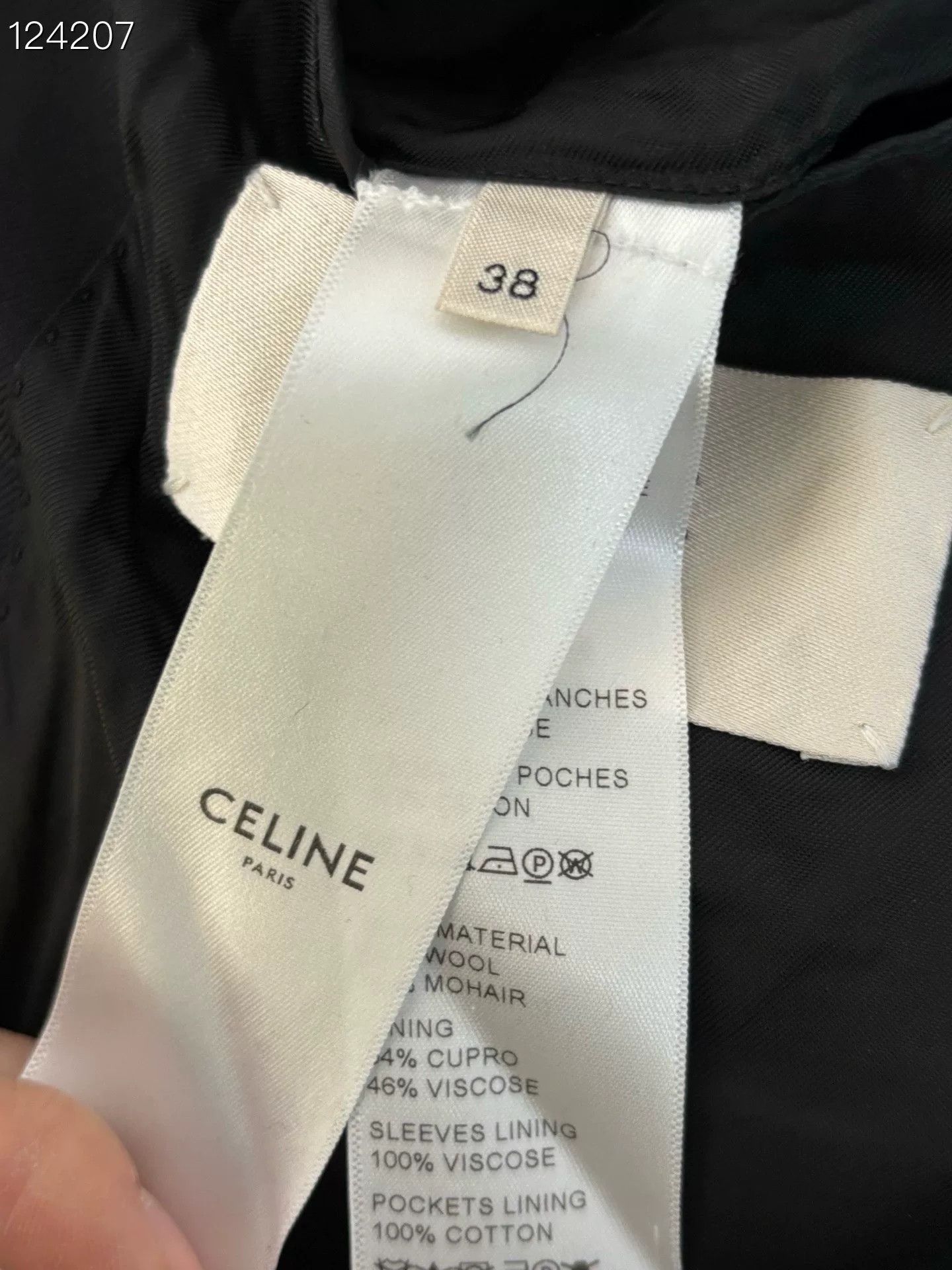 Celine Celine Classic Black Blazer Size 38 Size S / US 4 / IT 40 - 5 Thumbnail