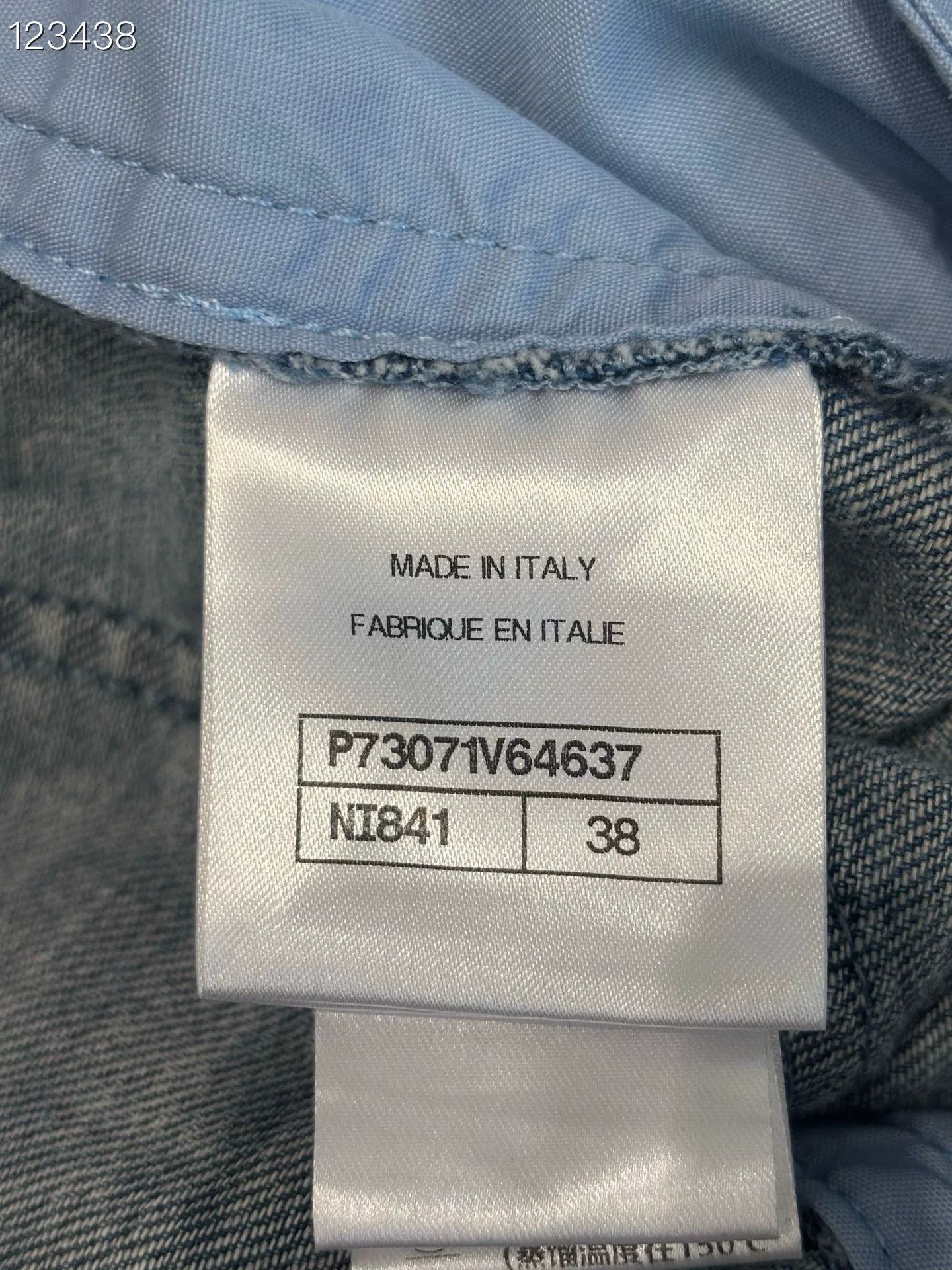 Chanel Chanel Ruffled Logo Jeans 22A Size 38" / US 16 / IT 52 - 4 Thumbnail