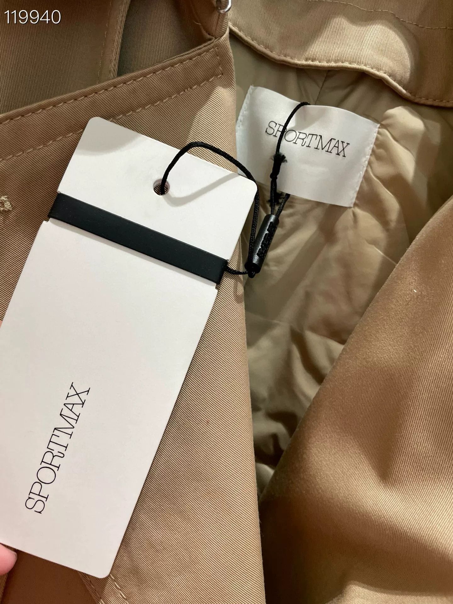 Sportmax SPORTMAX New Reversible Beige Trench Coat Size XXS / US 00 / IT 34 - 4 Thumbnail