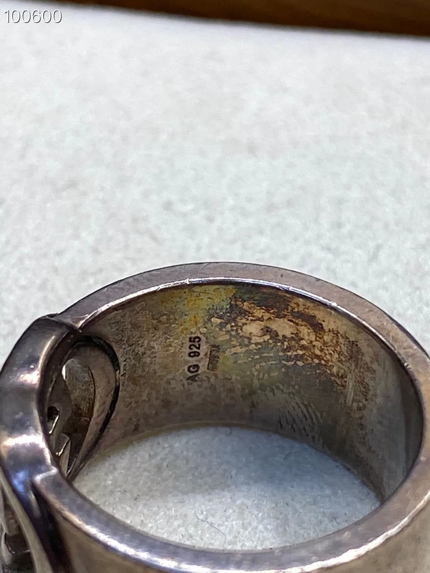 Gucci Gucci 925 Silver Double G Logo Ring Size ONE SIZE - 5 Thumbnail