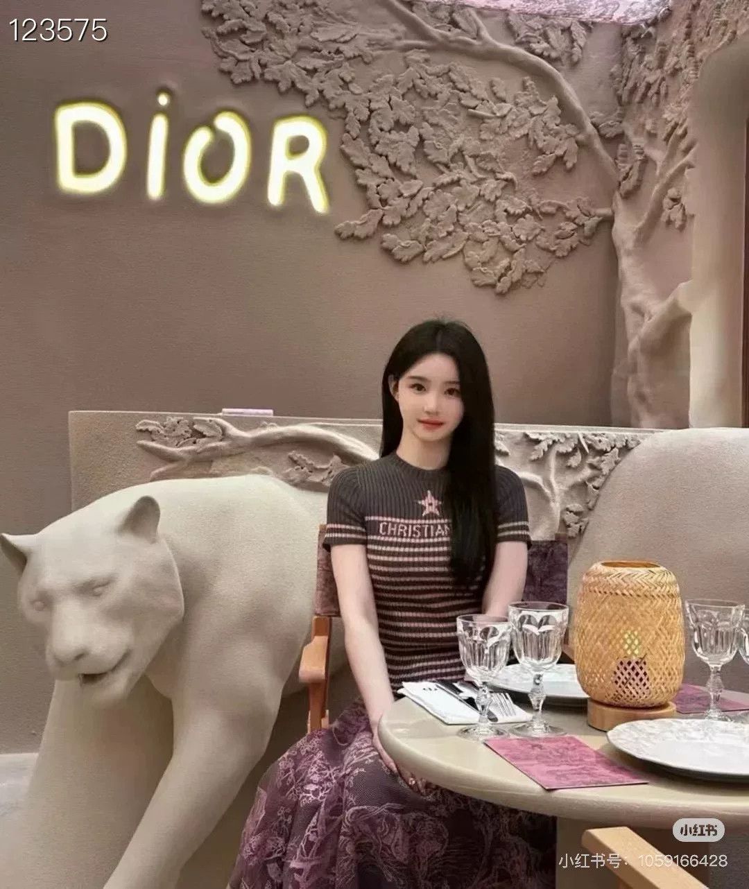 Dior Dior Star Knit Short-Sleeve Crewneck Top Size XXS / US 00 / IT 34 - 7 Thumbnail