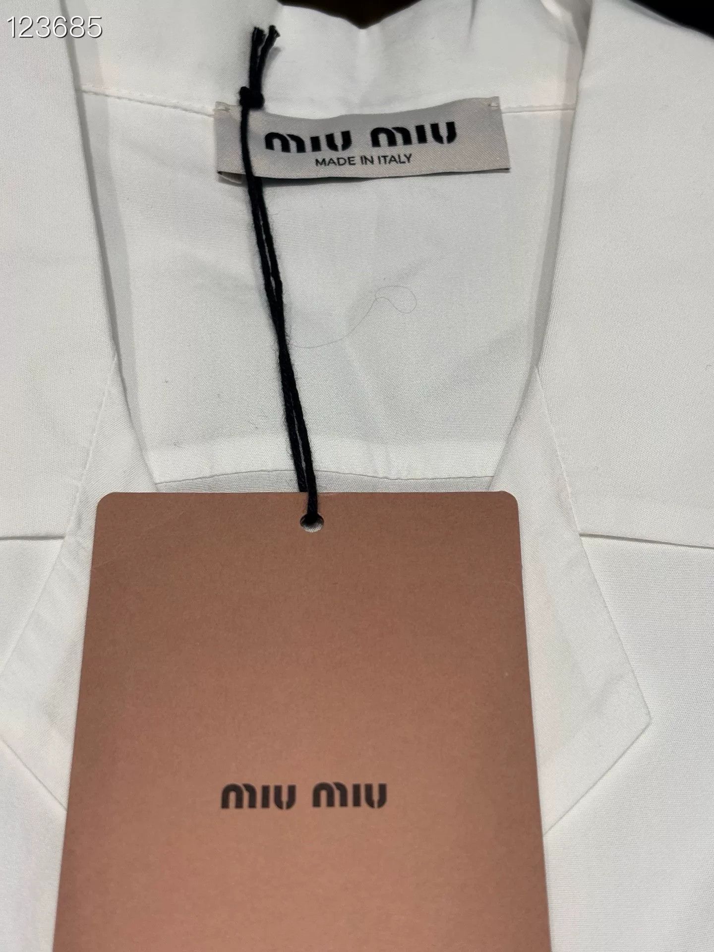 Miu Miu Miu Miu 2024 Early Autumn White Shirt Size XS / US 0-2 / IT 36-38 - 3 Thumbnail