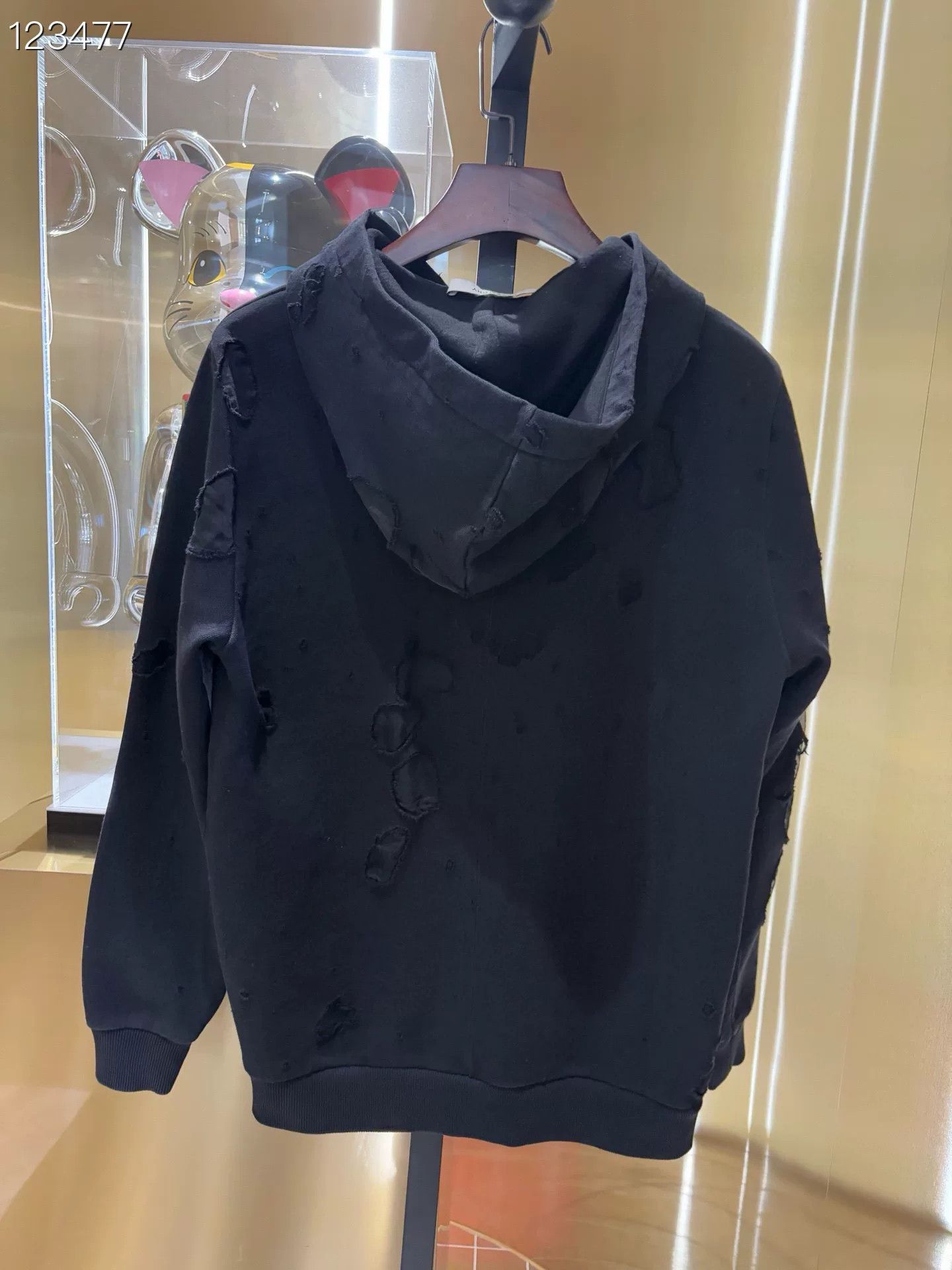 Givenchy Givenchy 040726 Large Hole Hoodie Size US S / EU 44-46 / 1 - 2 Thumbnail