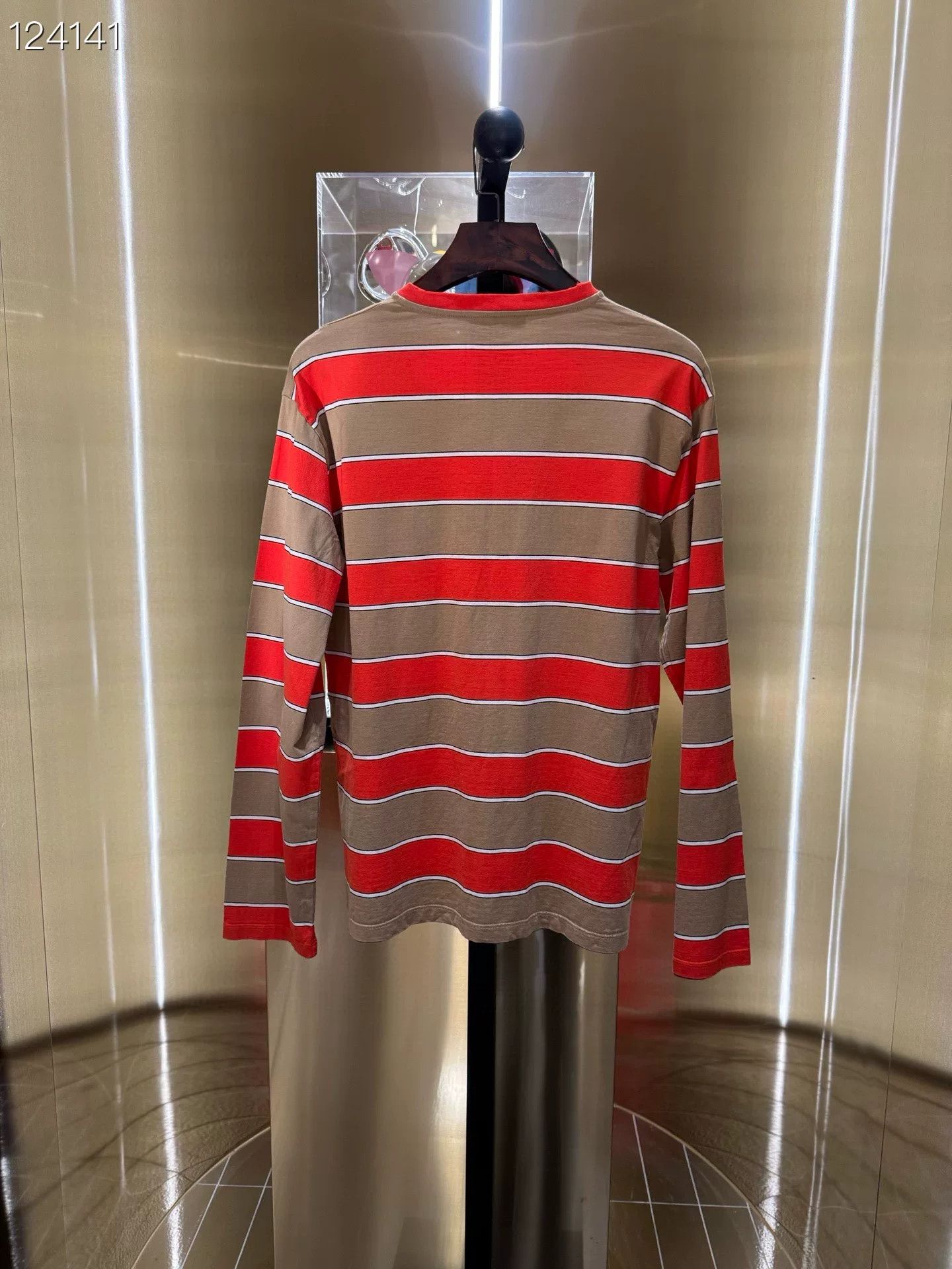Miu Miu Miumiu Fall/Winter 2024 Striped T-shirt Size XS / US 0-2 / IT 36-38 - 2 Thumbnail