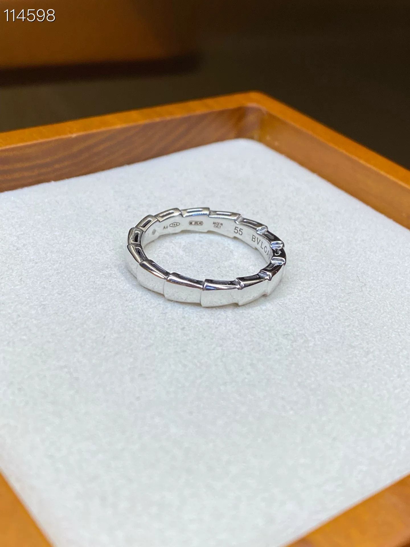 Bvlgari Bvlgari Snake Bone White Gold Ring Size ONE SIZE - 2 Thumbnail