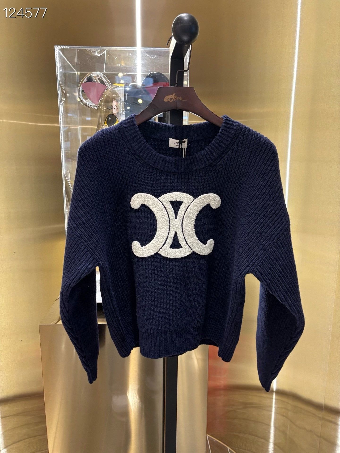 Celine CELINE 25FW Wool Triomphe Knit S Size S / US 4 / IT 40 - 2 Thumbnail
