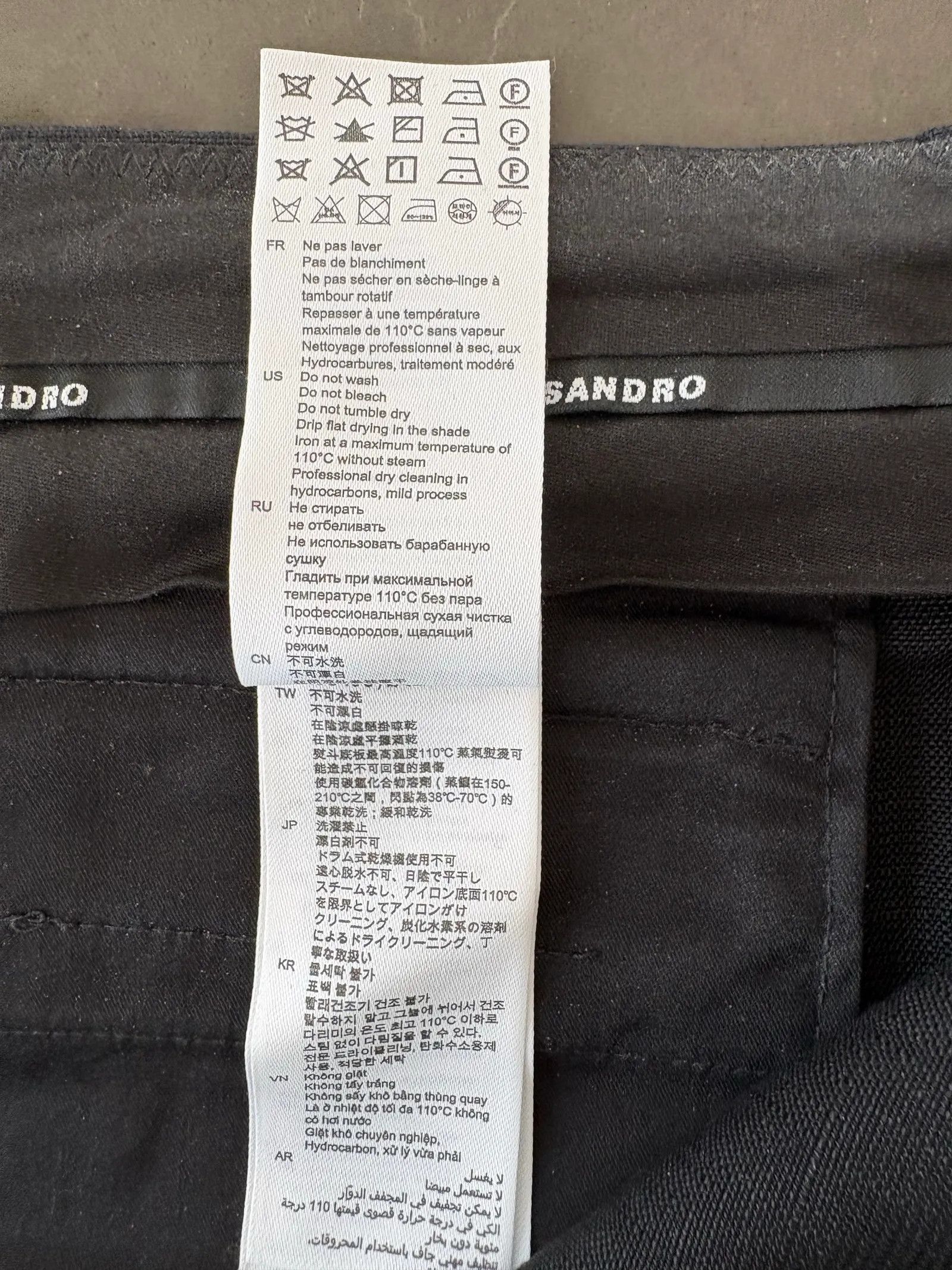 Sandro Sandro Sequin trouser black Pants Size 30" / US 8 / IT 44 - 3 Thumbnail