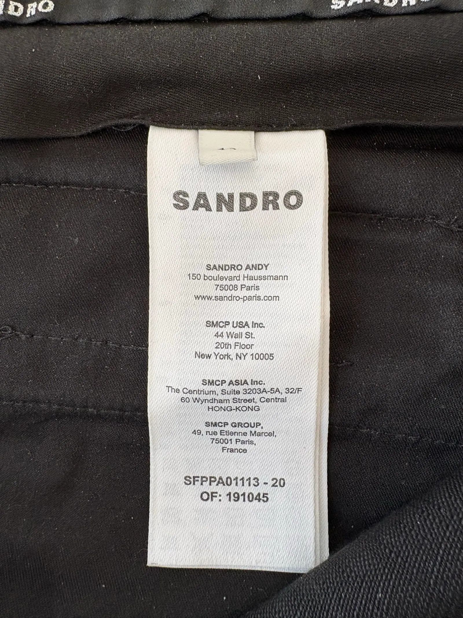 Sandro Sandro Sequin trouser black Pants Size 30" / US 8 / IT 44 - 2 Thumbnail