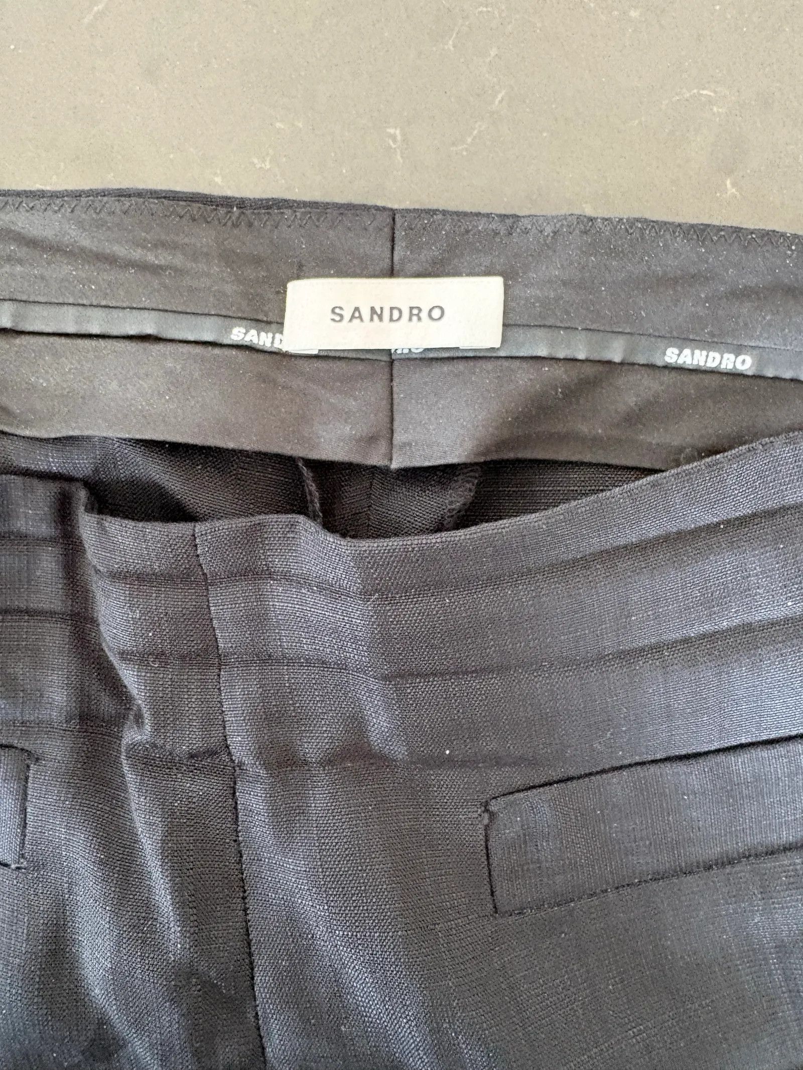 Sandro Sandro Sequin trouser black Pants Size 30" / US 8 / IT 44 - 5 Thumbnail