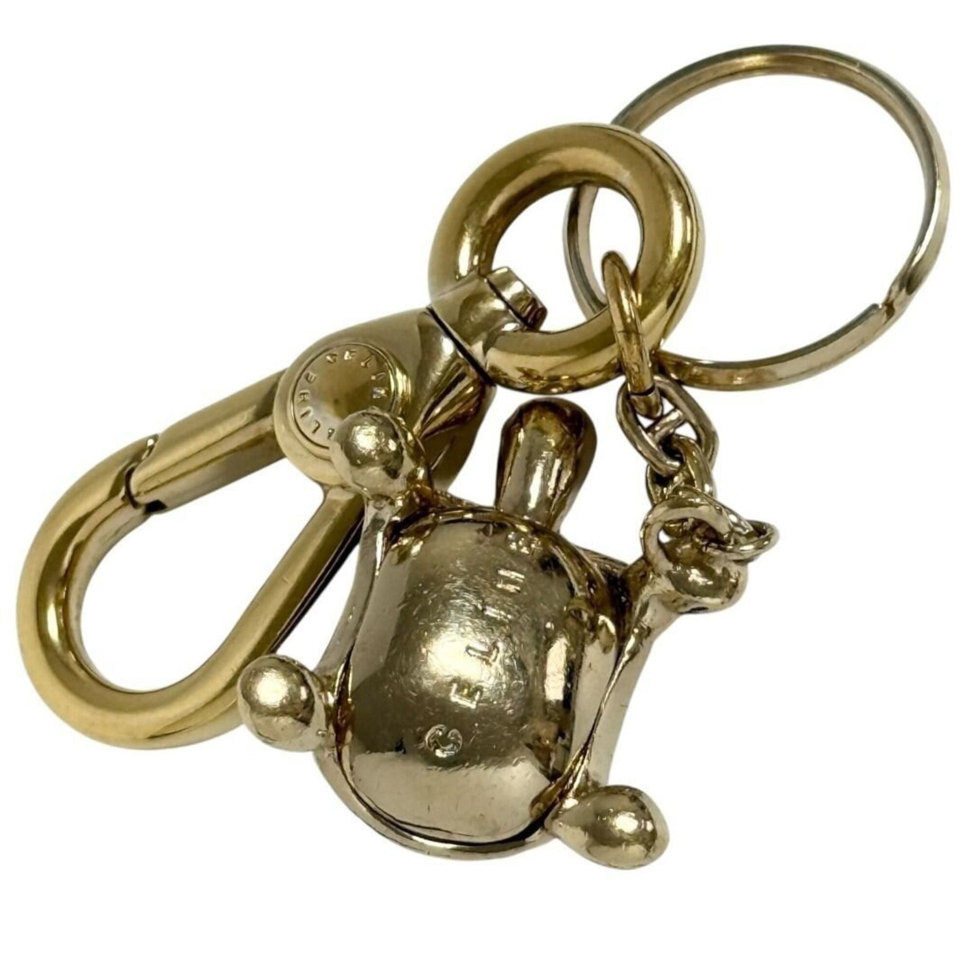 Celine Celine unisex keychain/keyring, turtle design, brown, macadam Size ONE SIZE - 6 Thumbnail