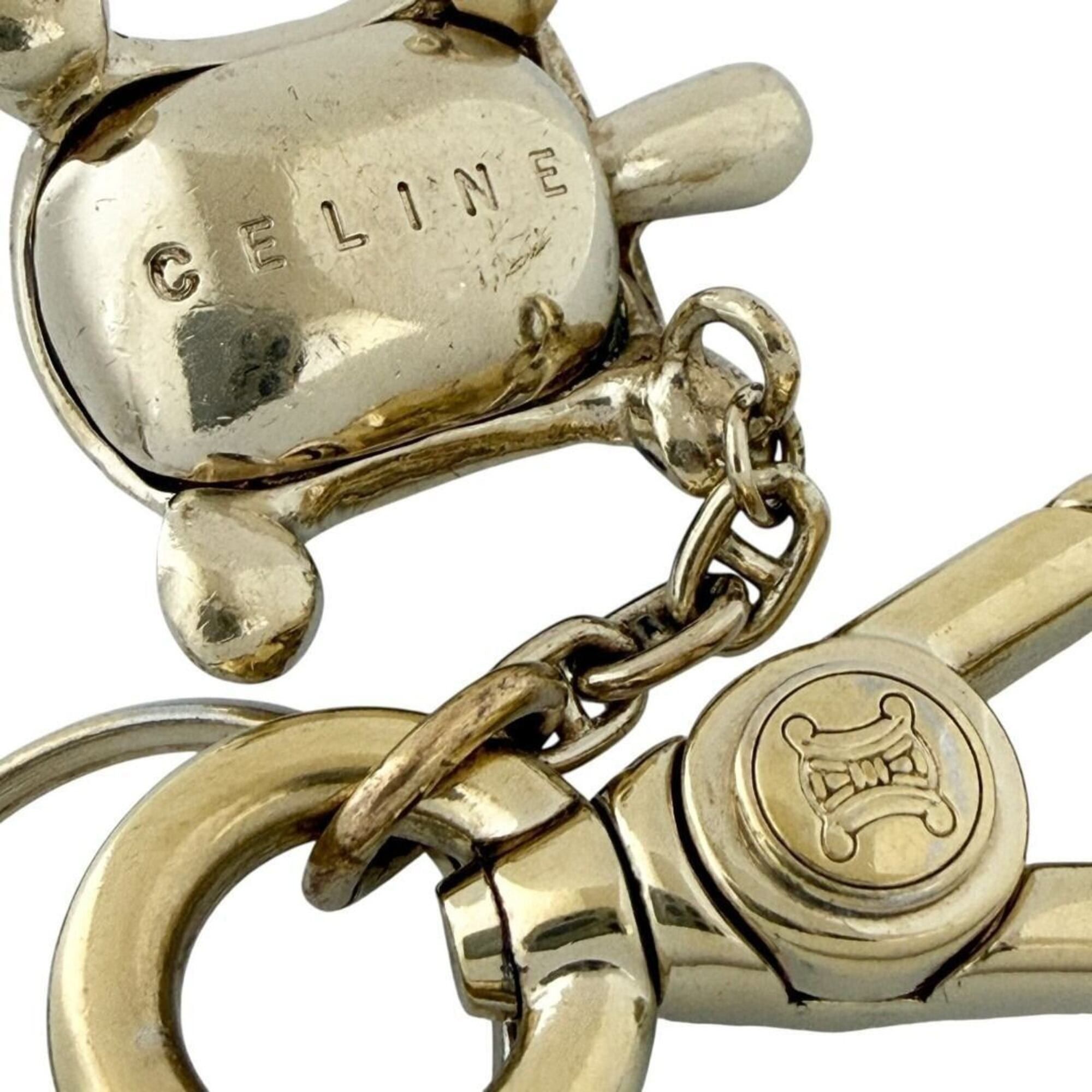 Celine Celine unisex keychain/keyring, turtle design, brown, macadam Size ONE SIZE - 9 Thumbnail