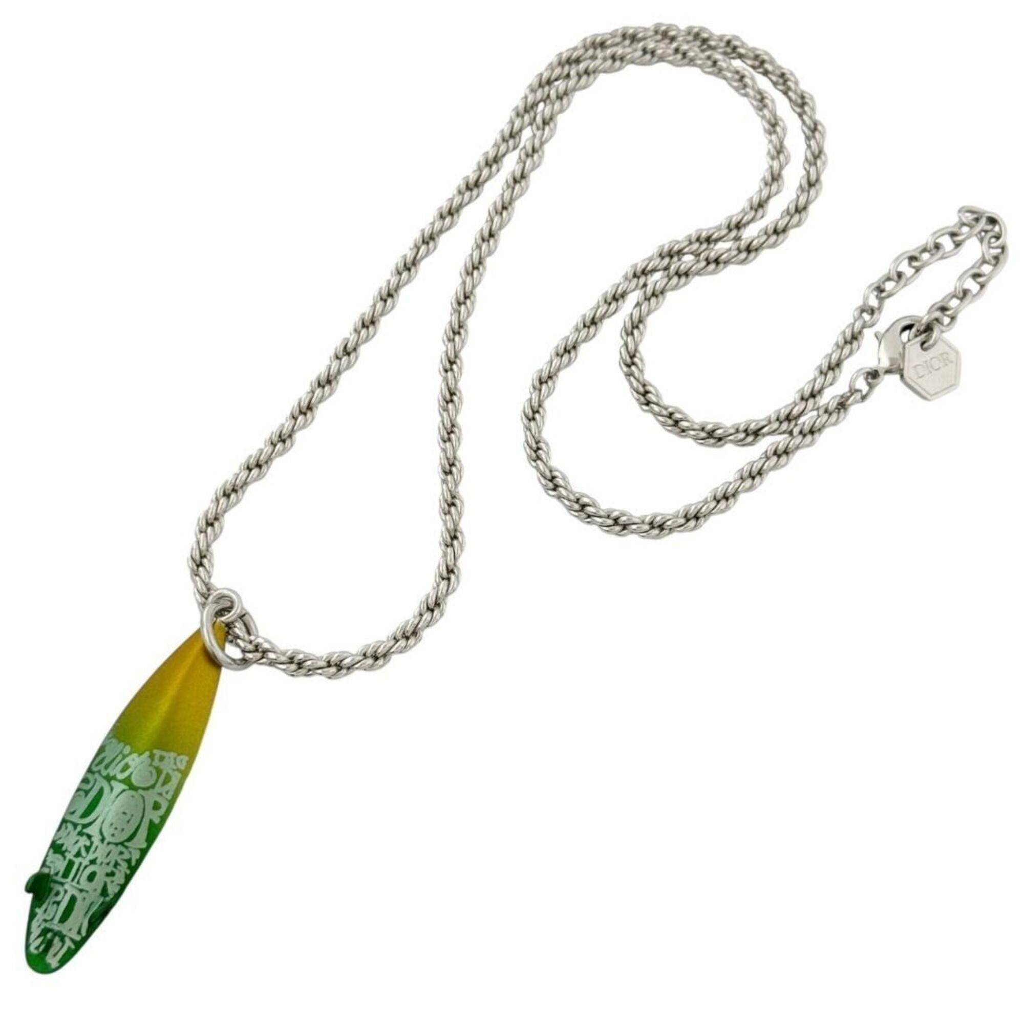 Dior Christian Dior Dior x Stussy Men's Surfboard Pendant Necklace Size ONE SIZE - 3 Thumbnail